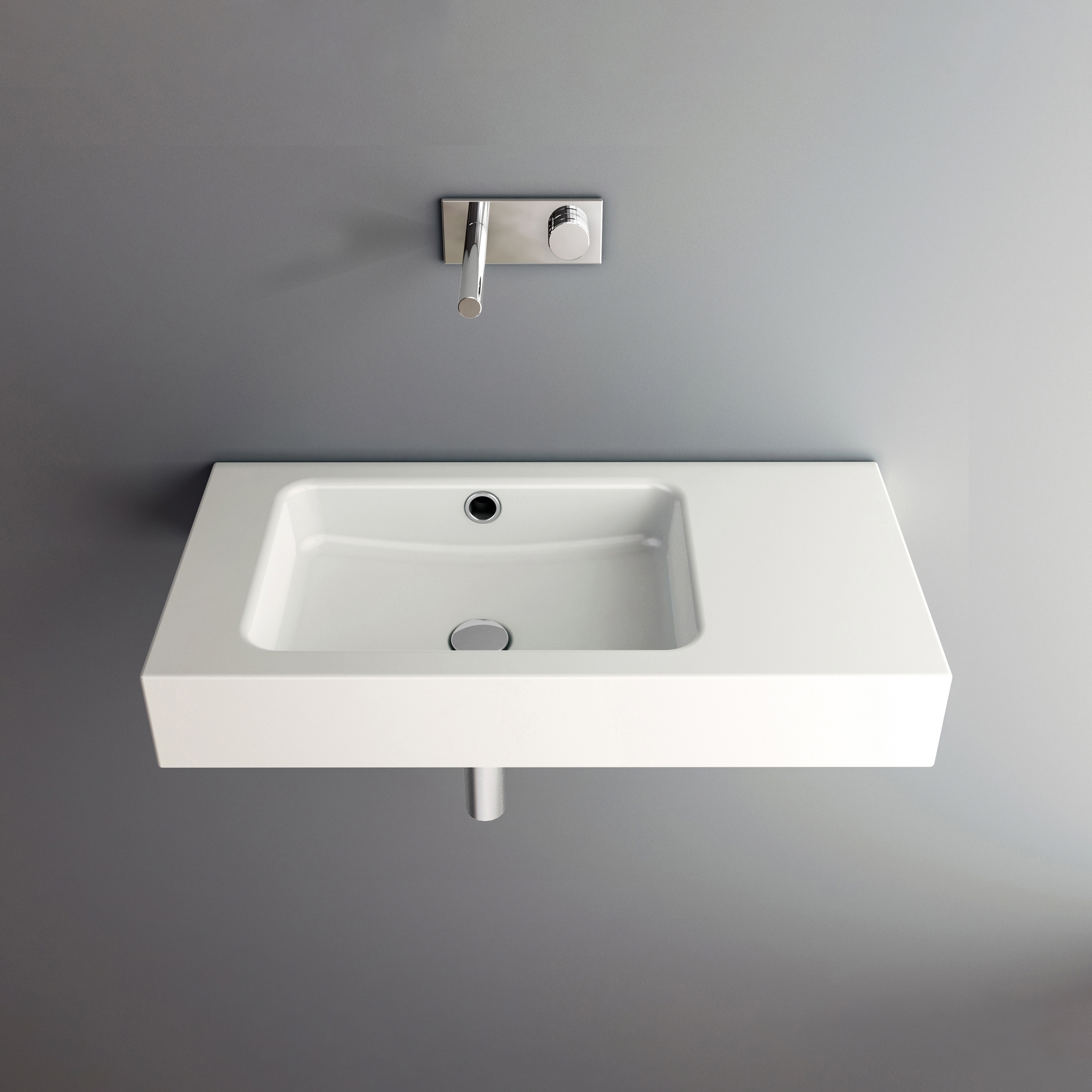 Vertoon produk MERO wall-mount washbasin van vervaardiger Schmidlin