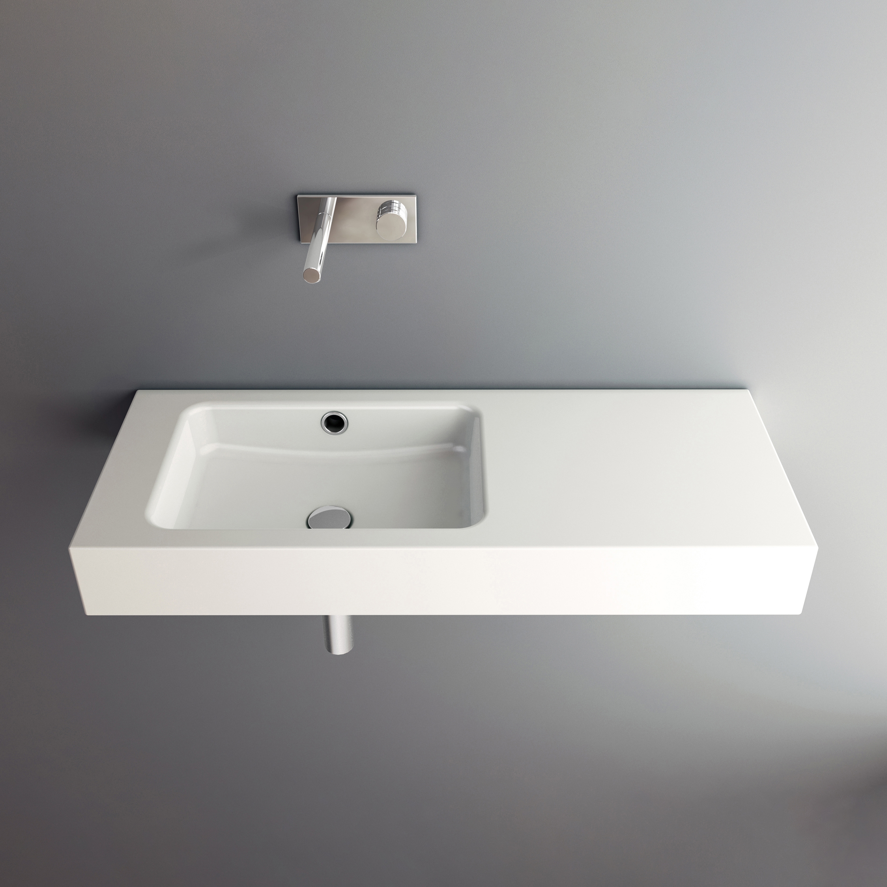 Display product MERO wall-mount washbasin from manufacturer Schmidlin