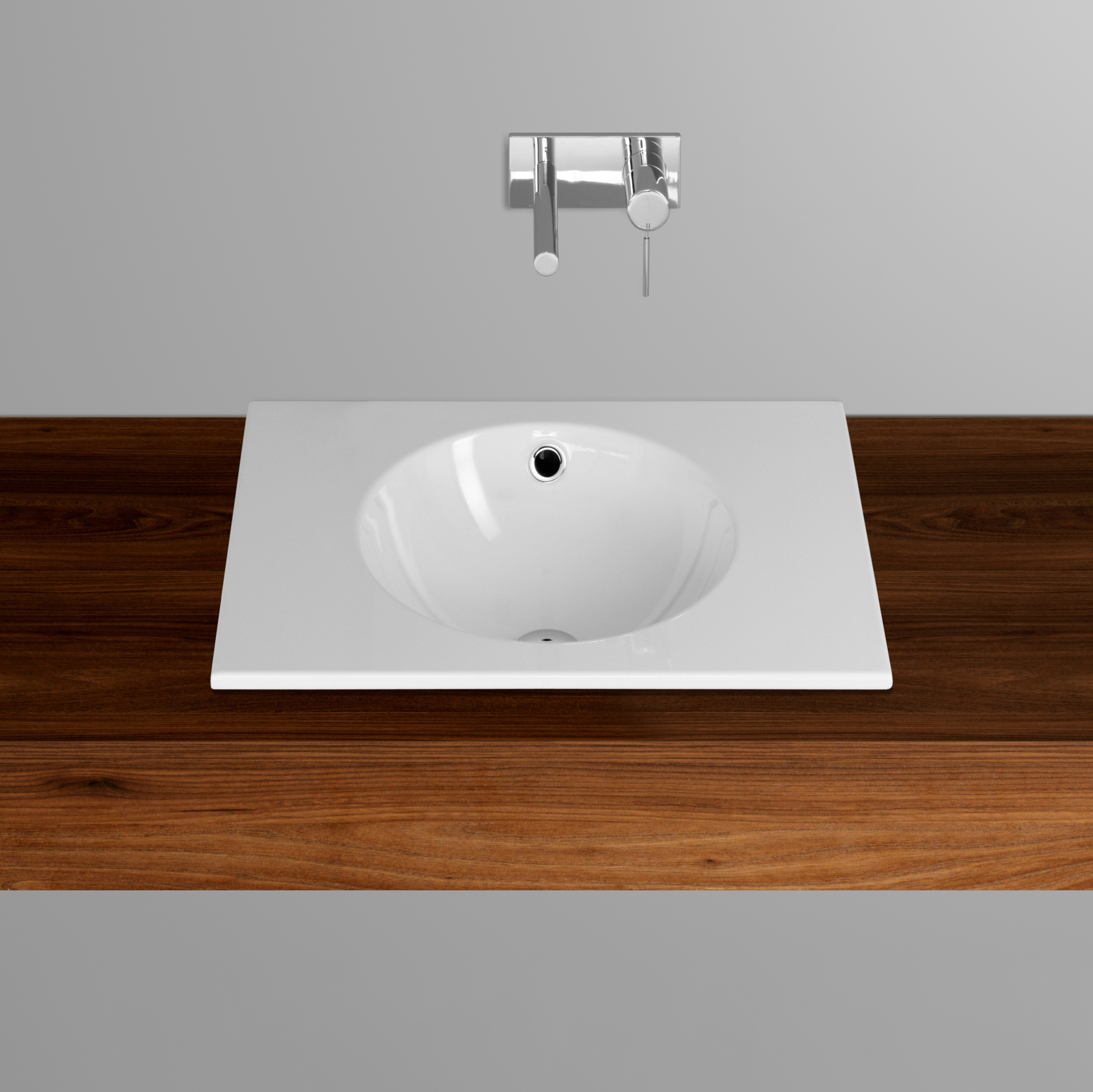 Vertoon produk ORBIS built-in washbasin van vervaardiger Schmidlin