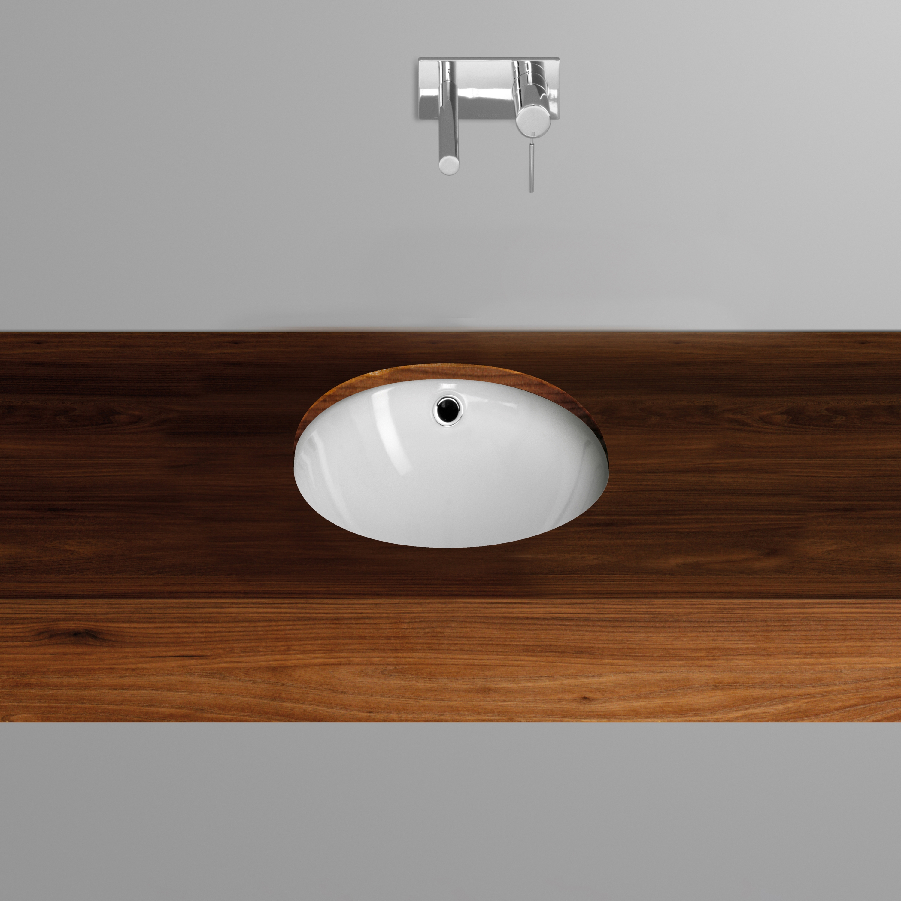 Vertoon produk ORBIS undermount washbasin van vervaardiger Schmidlin