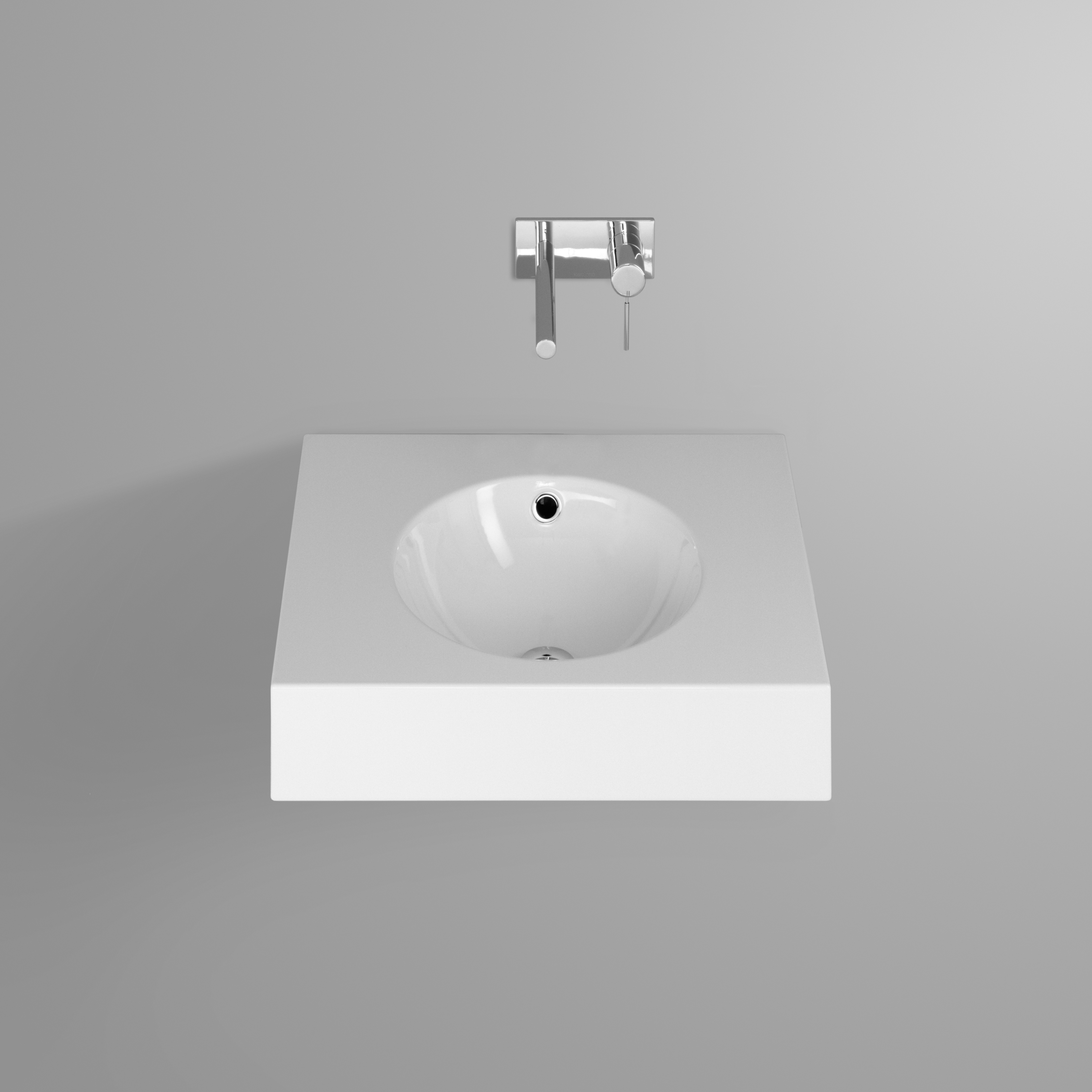 Display product ORBIS wall-mount washbasin from manufacturer Schmidlin