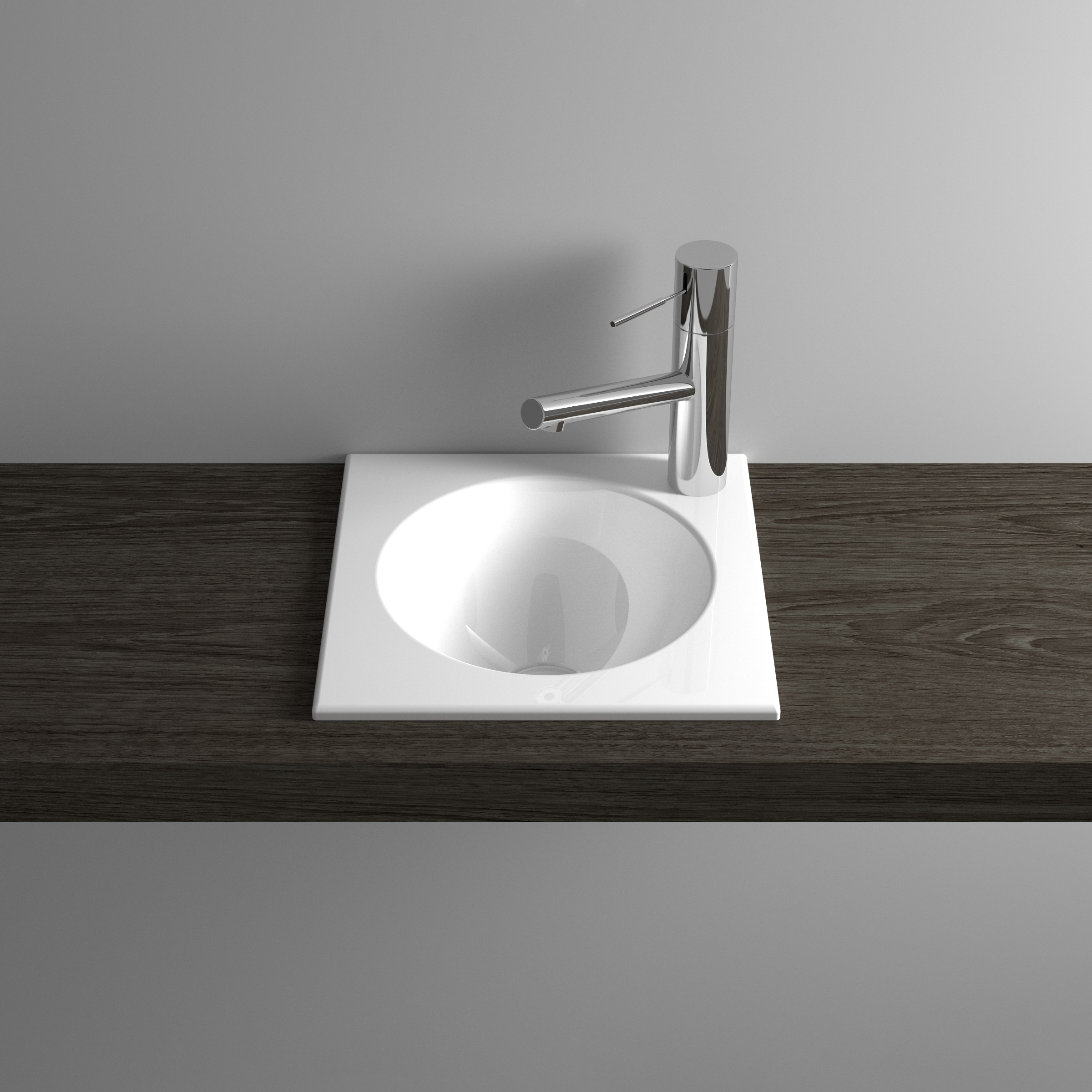 Display product ORBIS MINI built-in washbasin from manufacturer Schmidlin