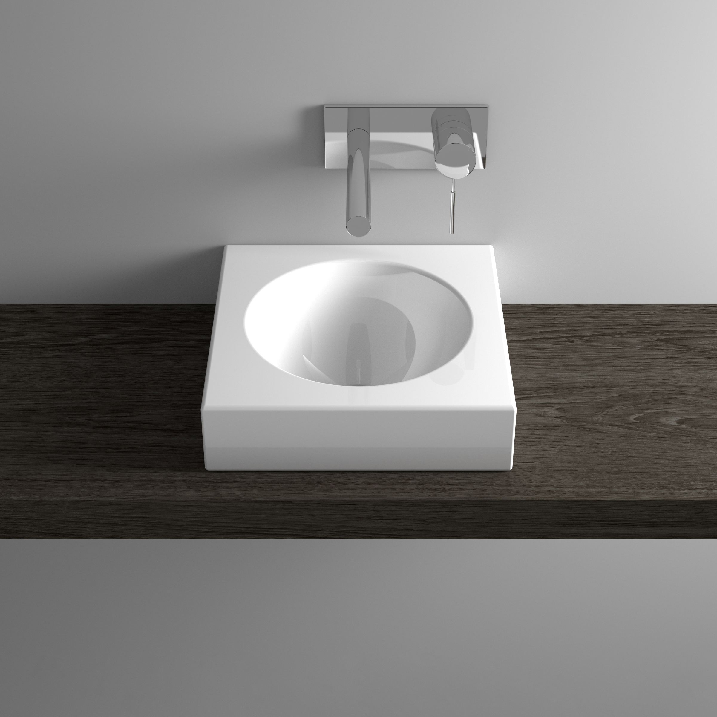 Display product ORBIS MINI counter top washbasin from manufacturer Schmidlin