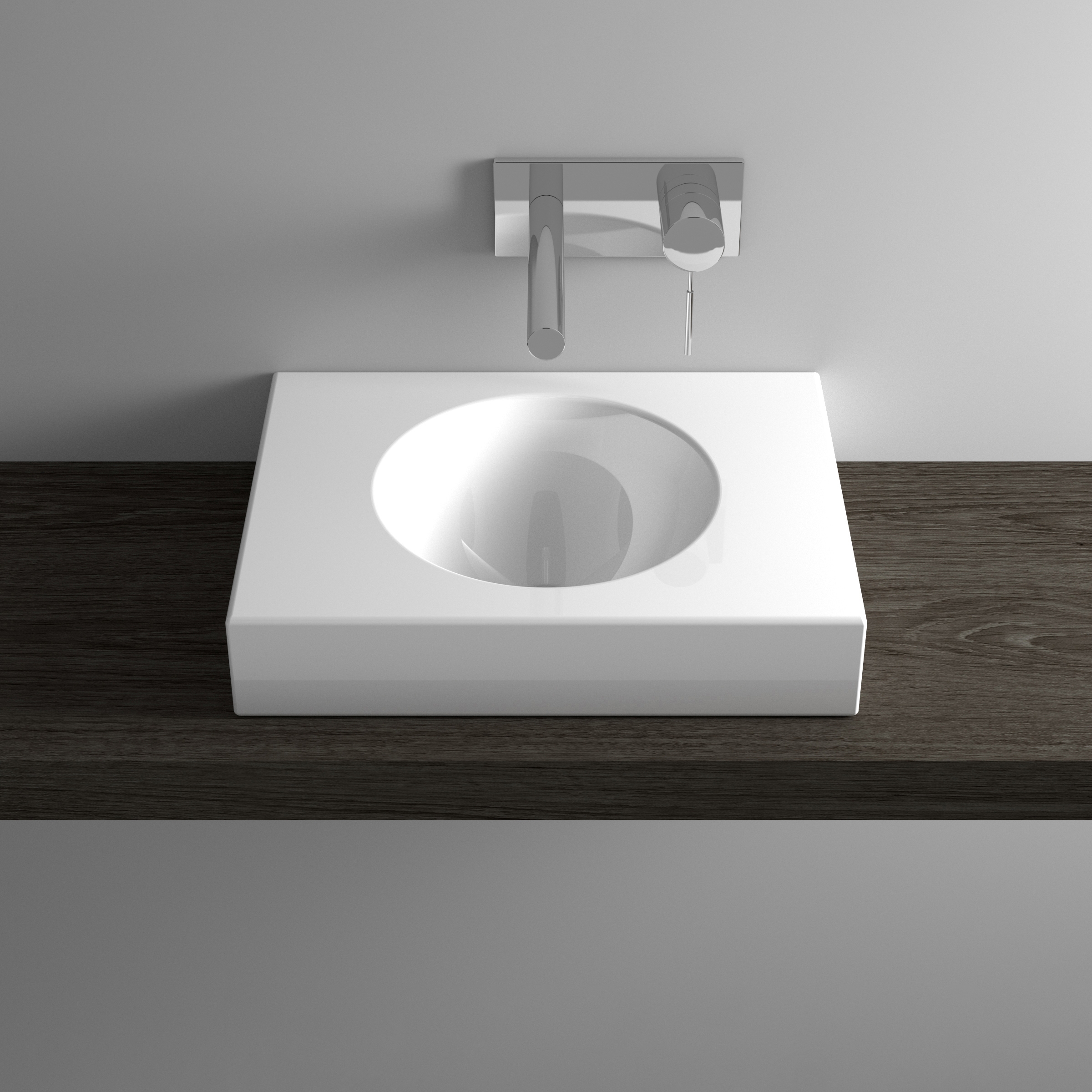 Display product ORBIS MINI counter top washbasin from manufacturer Schmidlin