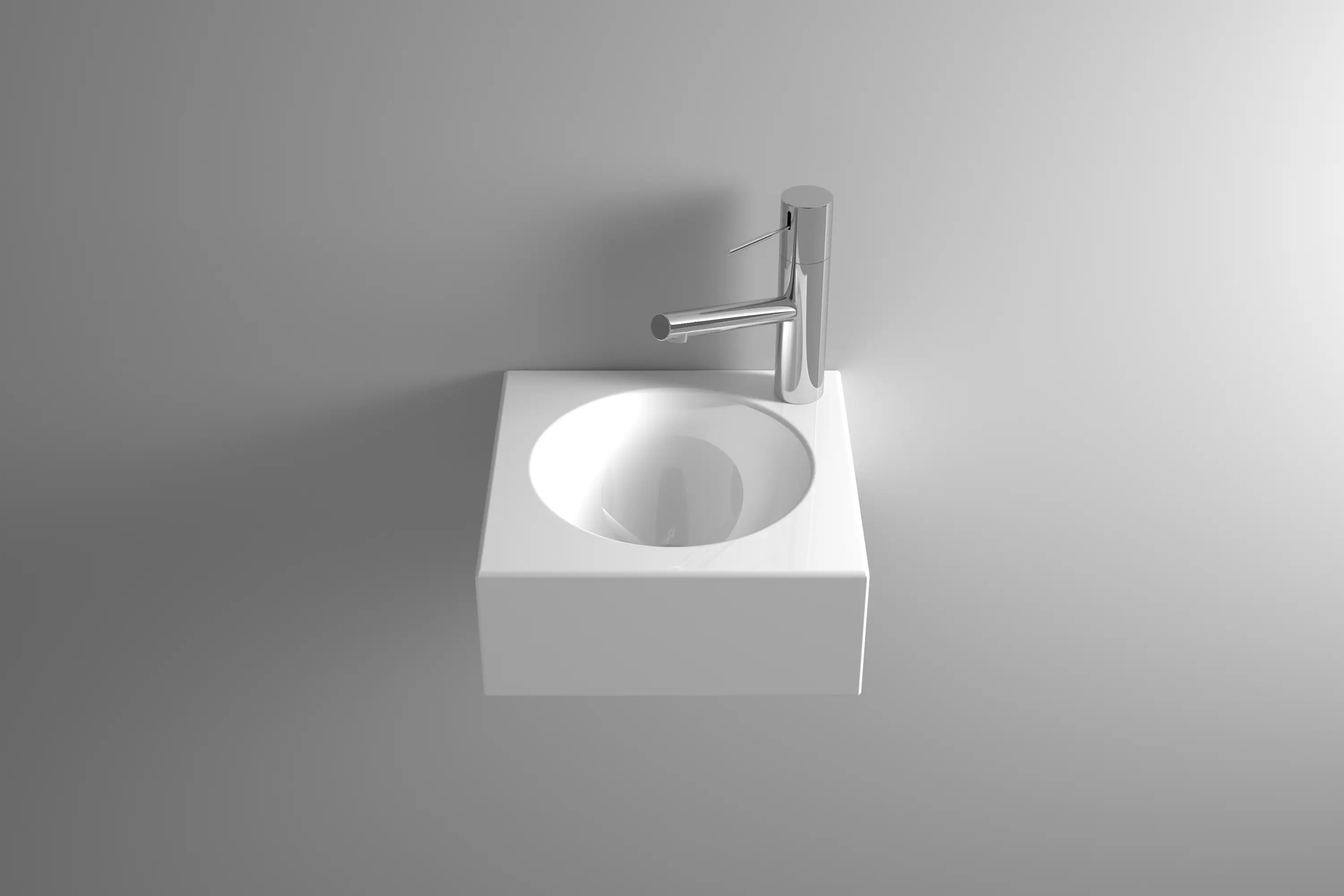 Schmidlin - ORBIS MINI wall-mount washbasin