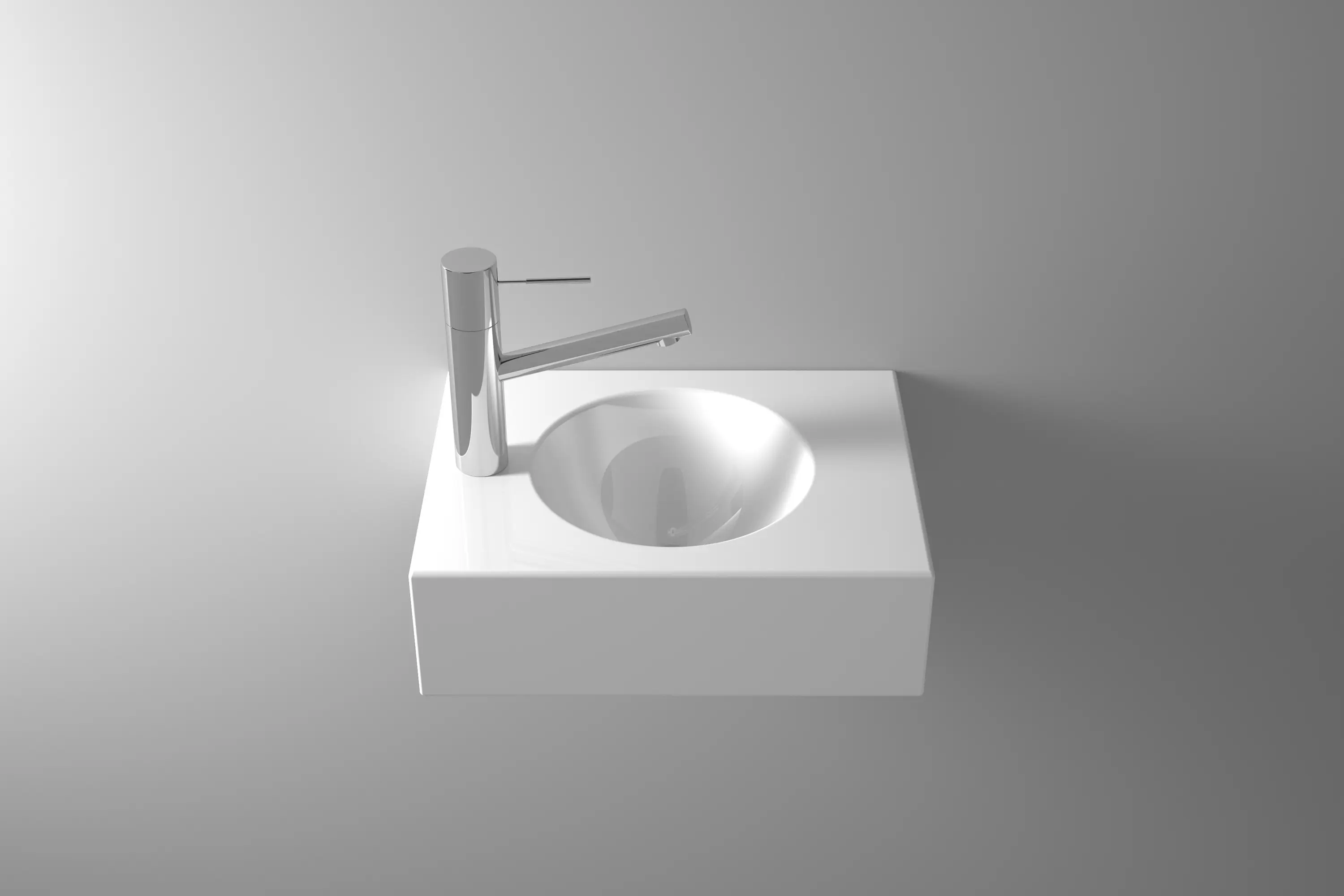 Schmidlin - ORBIS MINI wall-mount washbasin