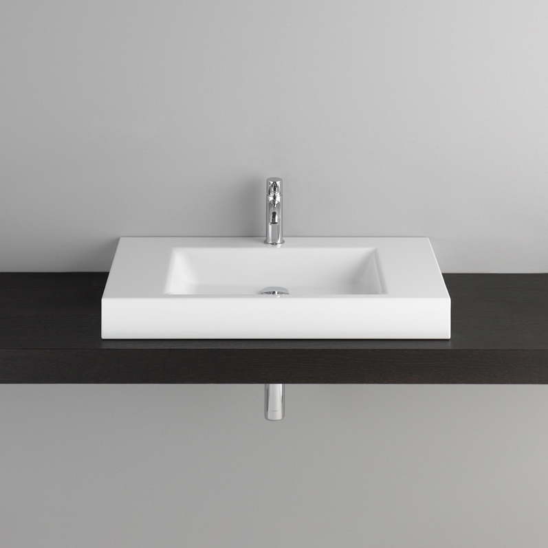 Vertoon produk STUDIO counter top washbasin van vervaardiger Schmidlin
