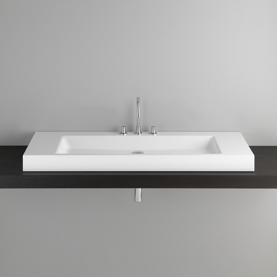 Vertoon produk STUDIO counter top washbasin van vervaardiger Schmidlin