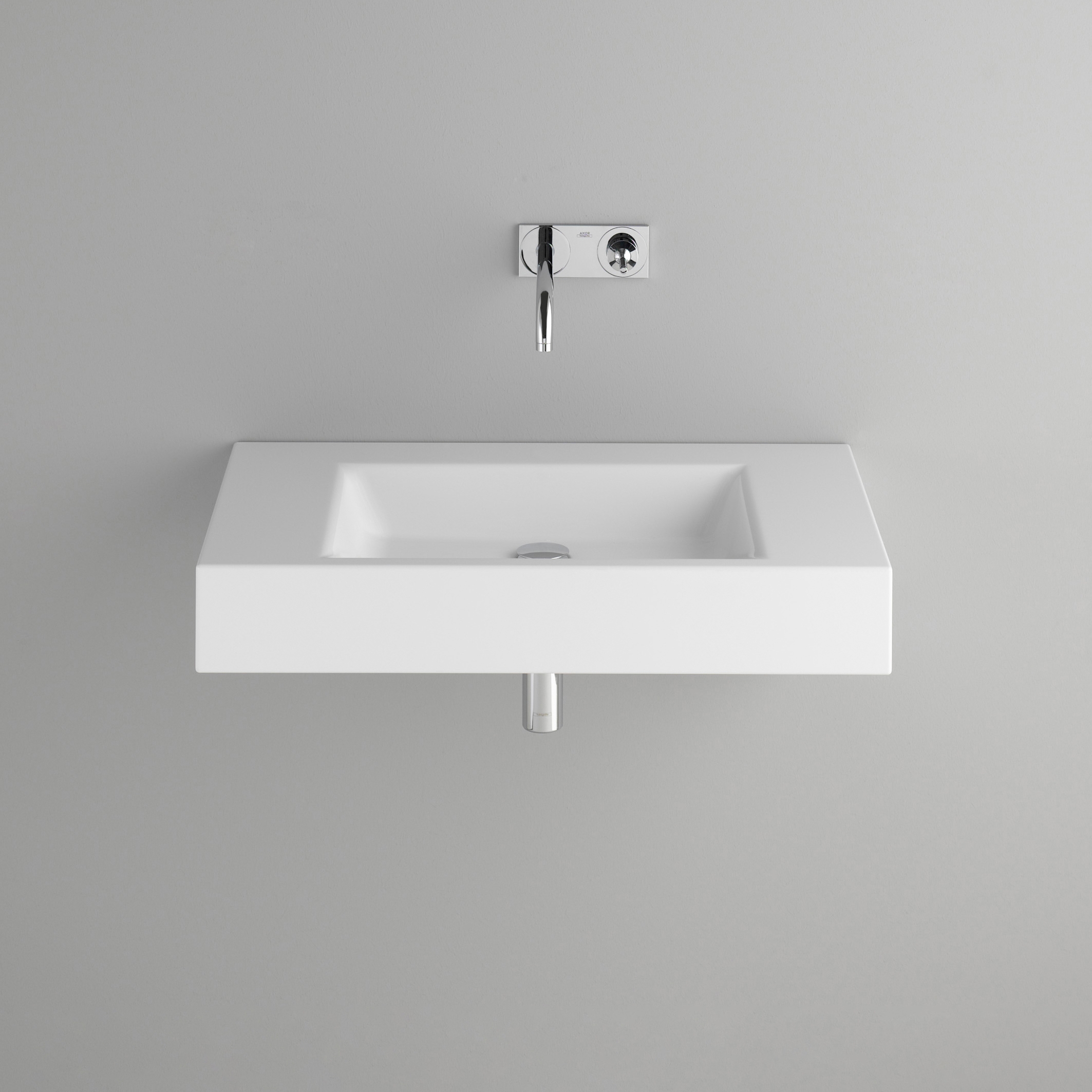 Vertoon produk STUDIO wall-mount washbasin van vervaardiger Schmidlin