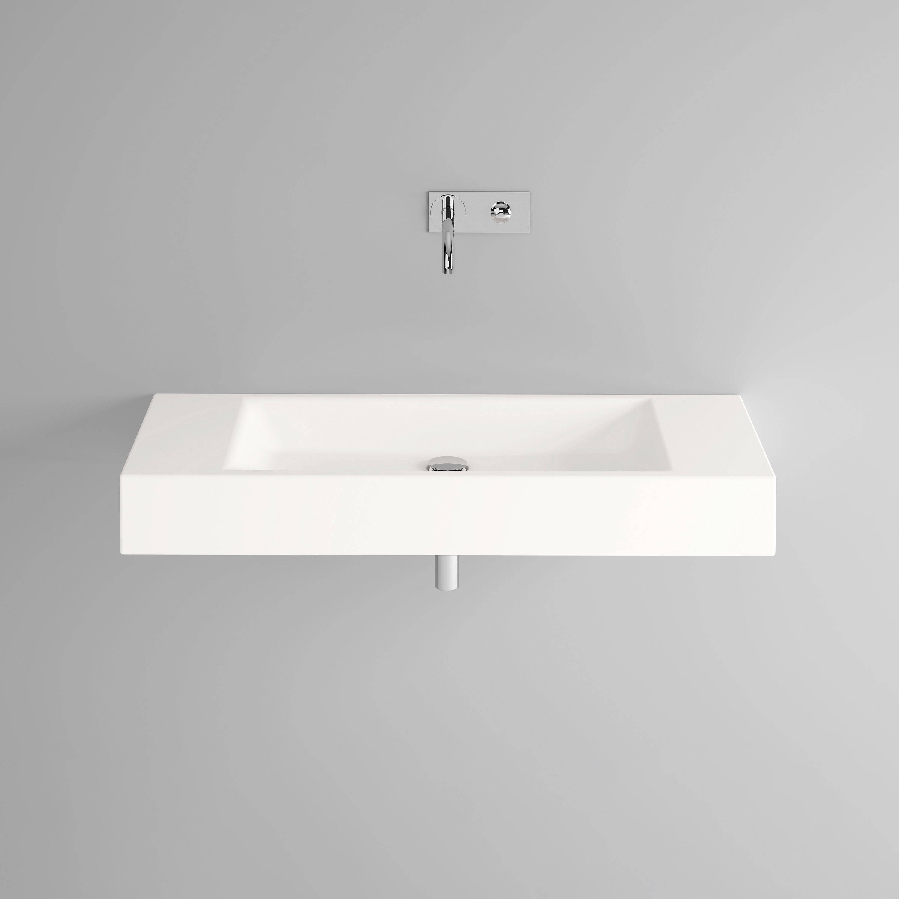 Vertoon produk STUDIO wall-mount washbasin van vervaardiger Schmidlin