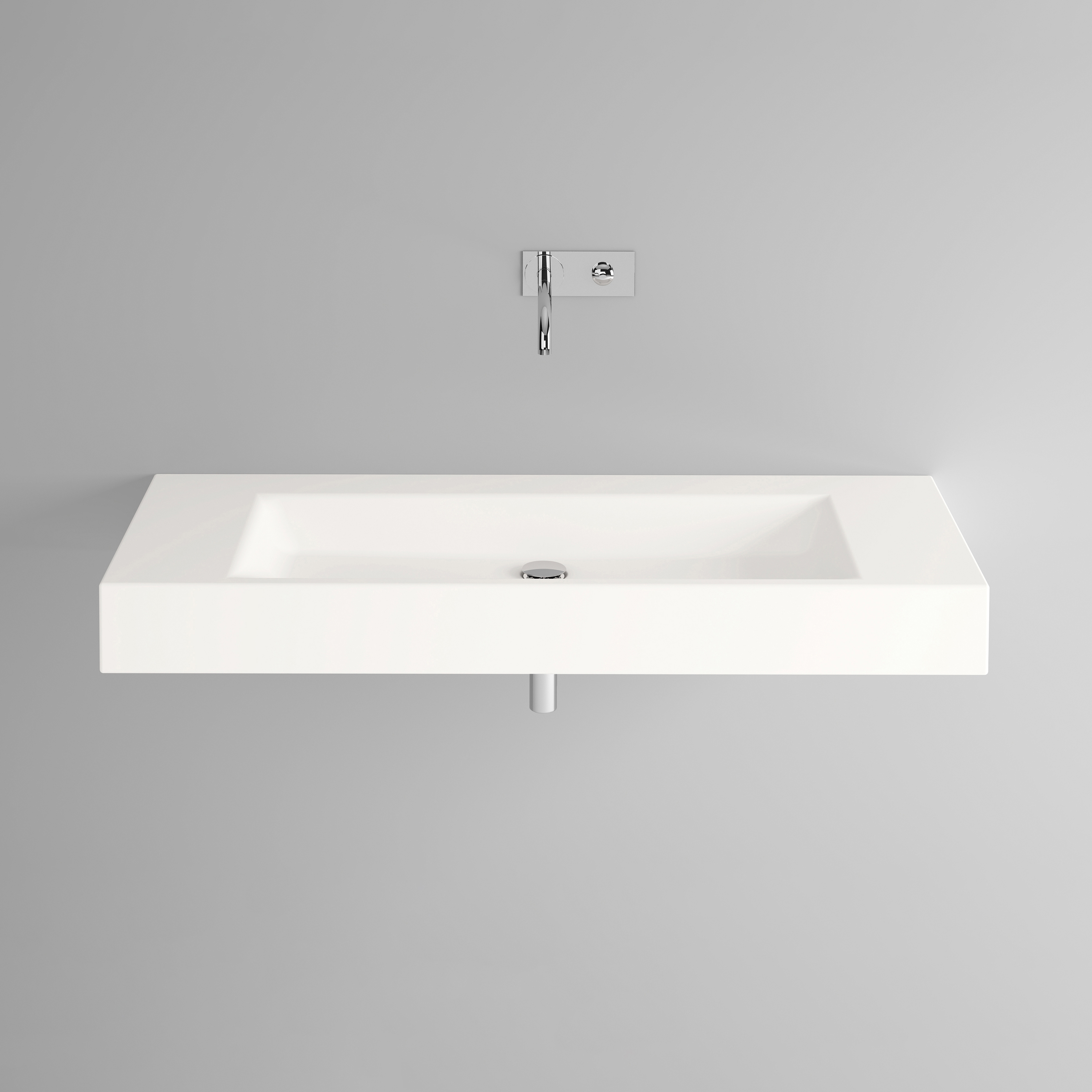 Vertoon produk STUDIO wall-mount washbasin van vervaardiger Schmidlin
