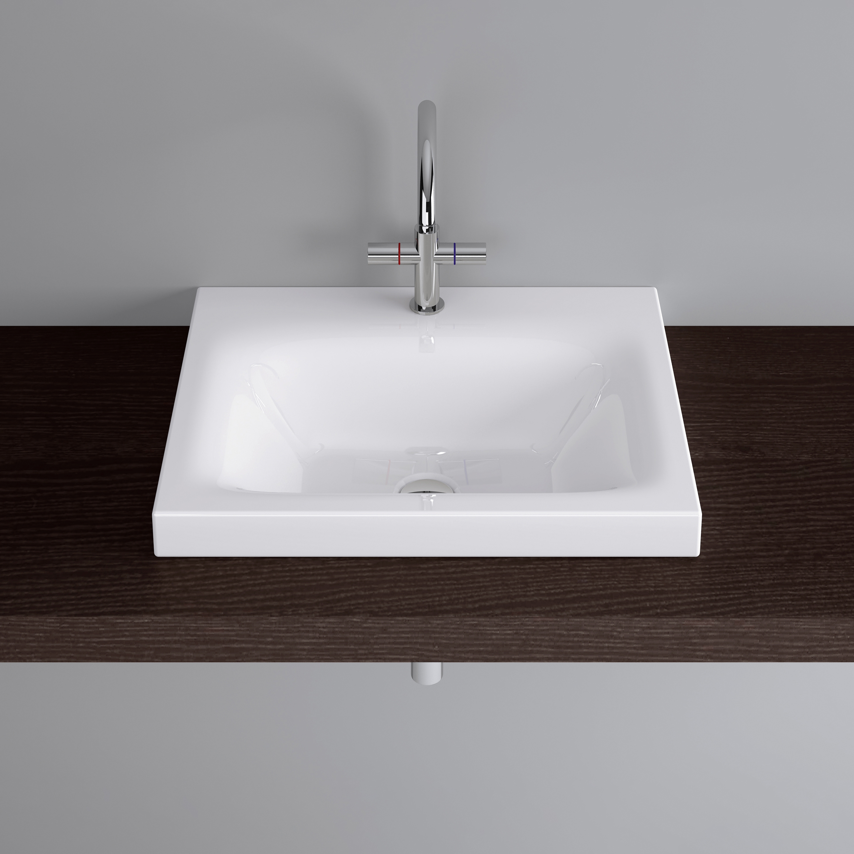 Vertoon produk VIVA counter top washbasin van vervaardiger Schmidlin