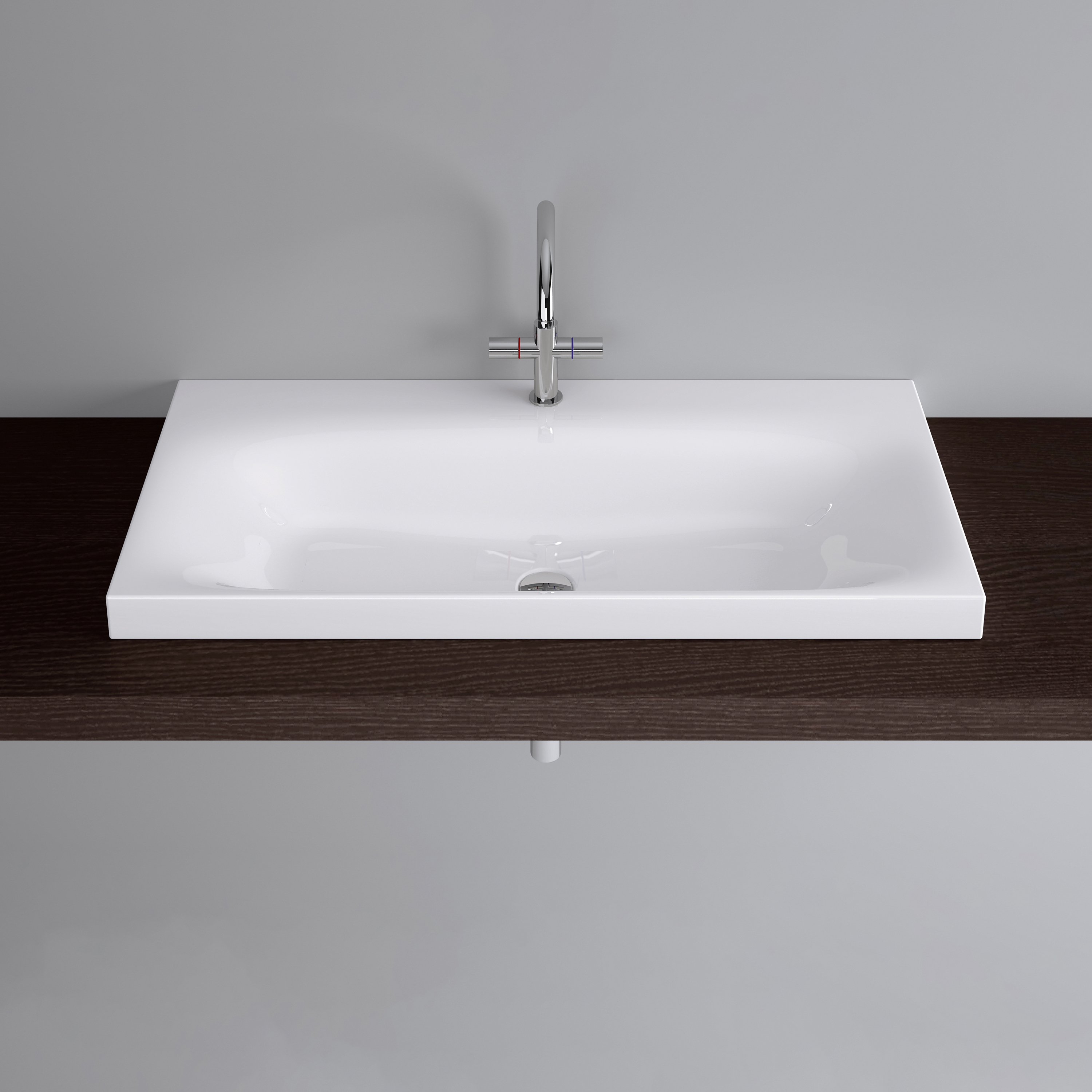 Vertoon produk VIVA counter top washbasin van vervaardiger Schmidlin