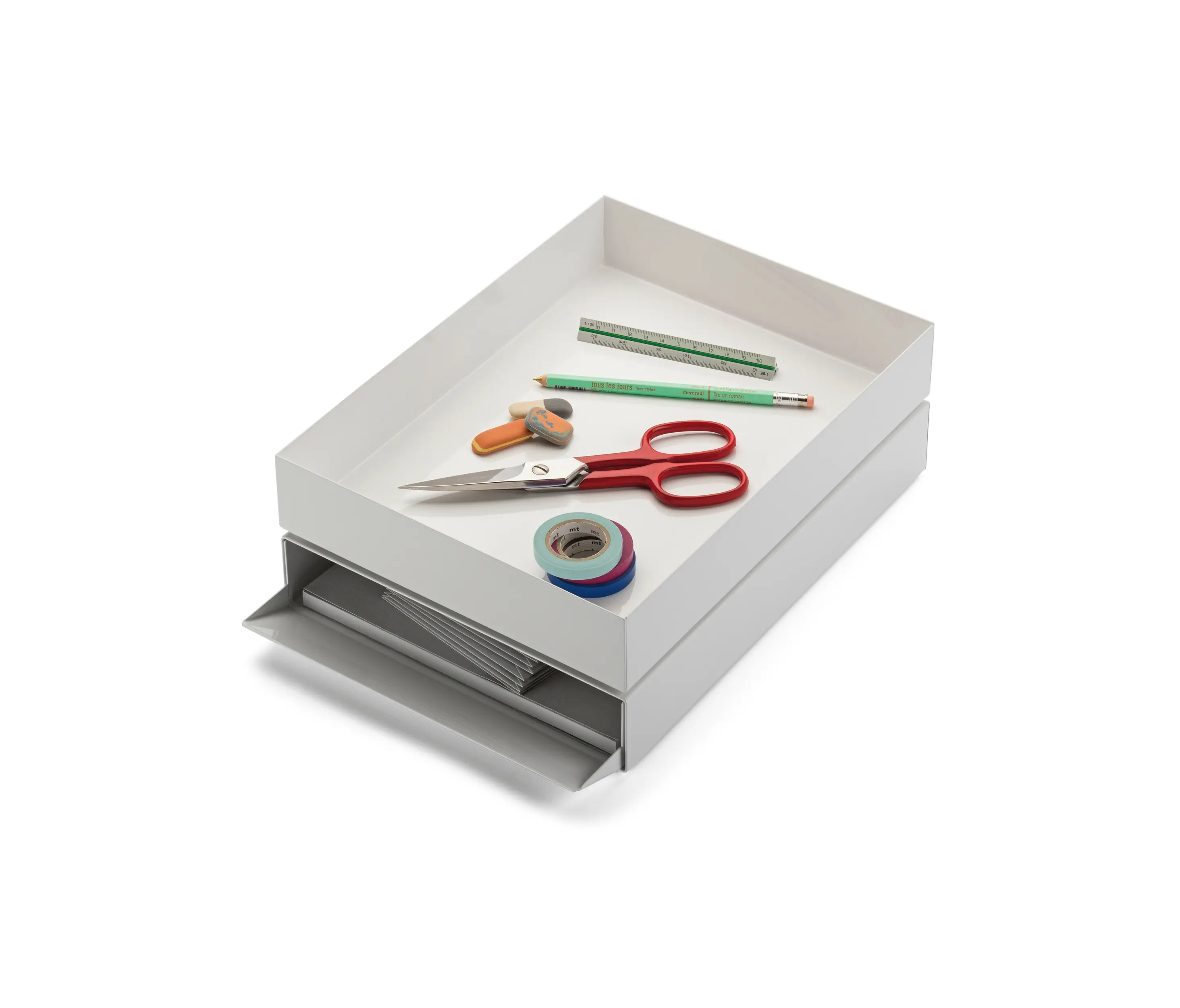 Magazin® - Stapler | Falter, Filing Tray, signal white RAL 9003