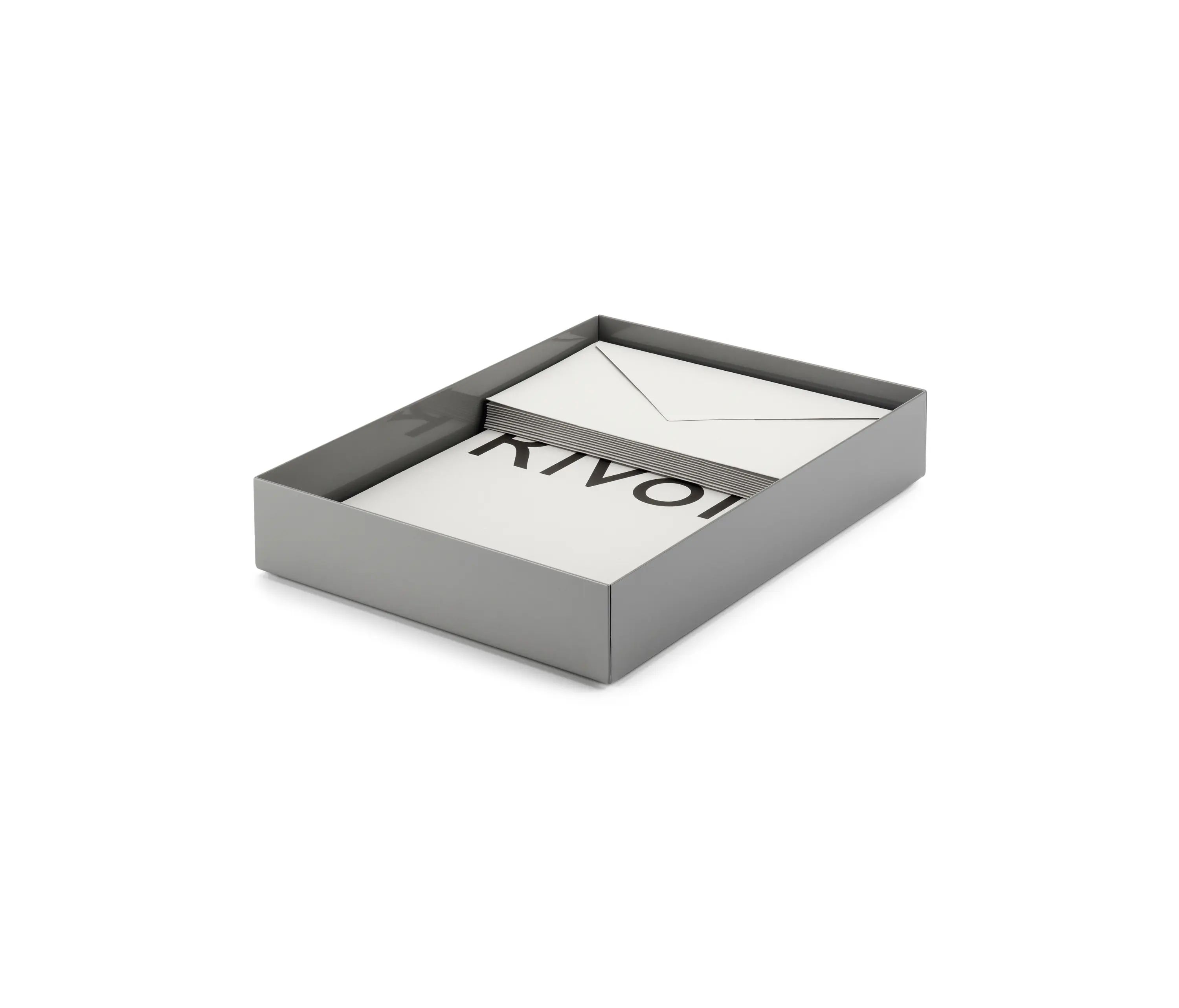 Magazin® - Stapler | Falter, Filing Tray, dusty grey RAL 7037