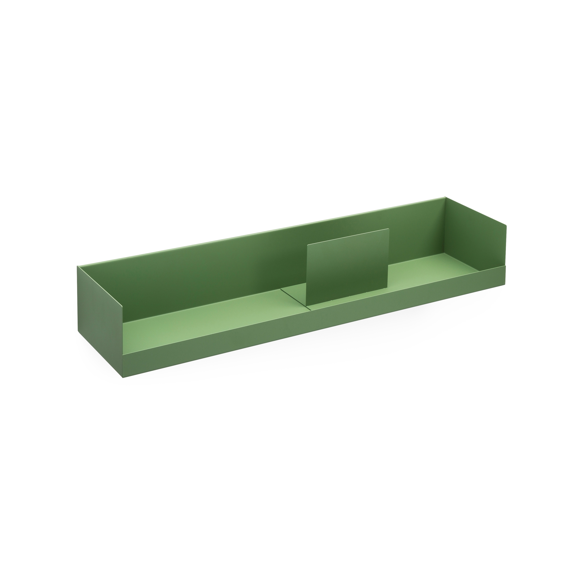 Vertoon produk Boks | Wall Shelf, large - reseda green RAL 6011 van vervaardiger Magazin®