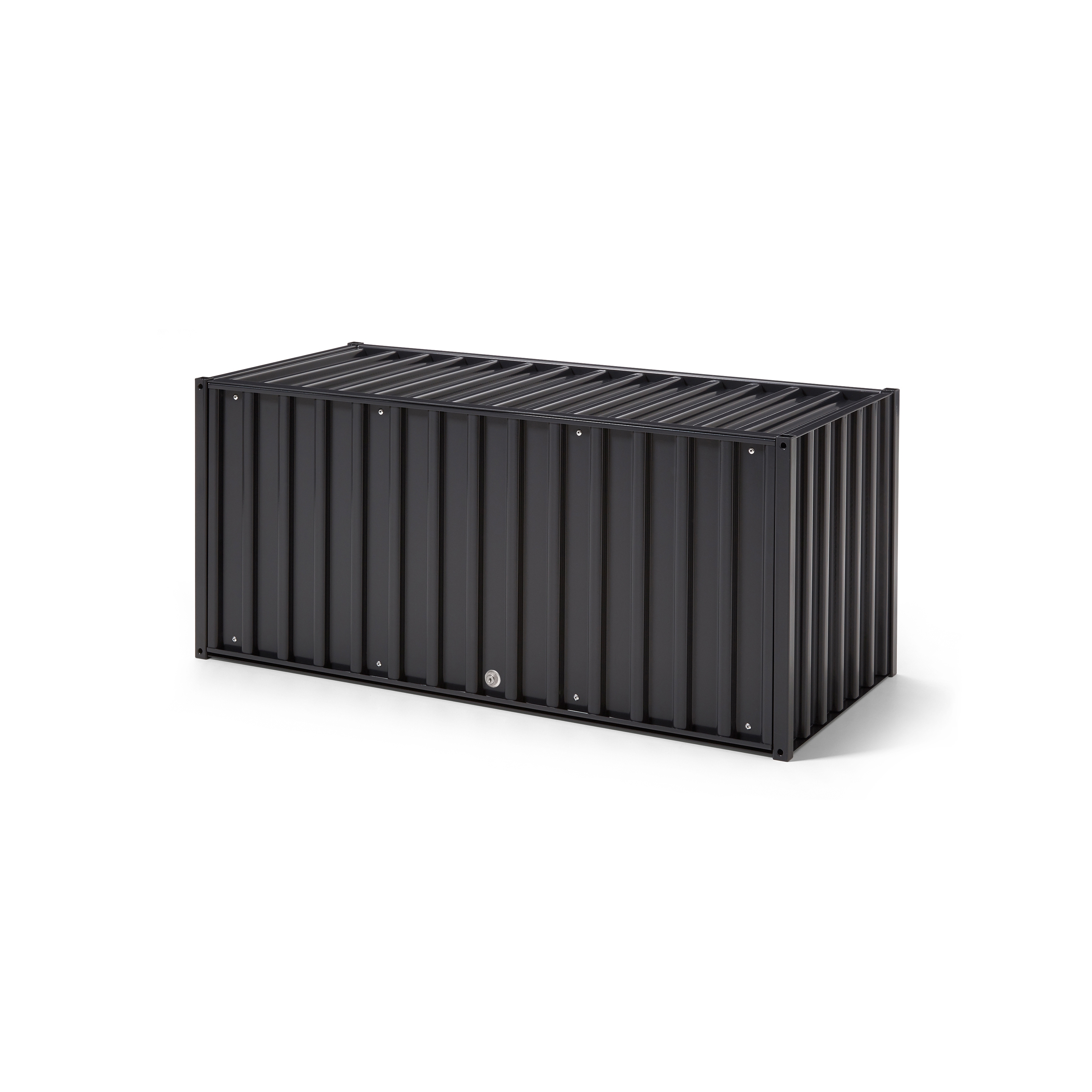 DS | Container - with lock, black grey RAL 7021