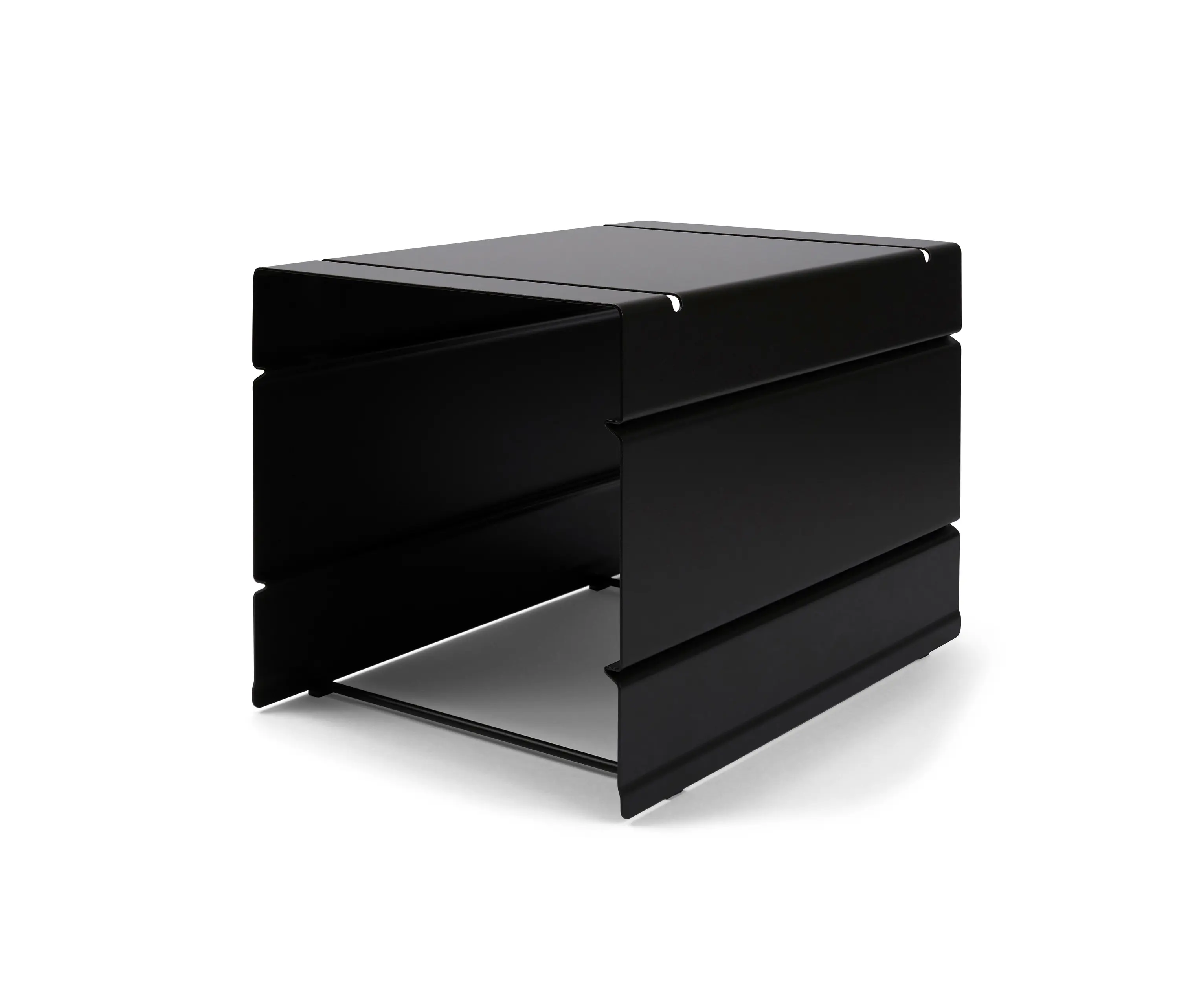 Magazin® - Atlas | Container, 2 compartments | black grey RAL 7021
