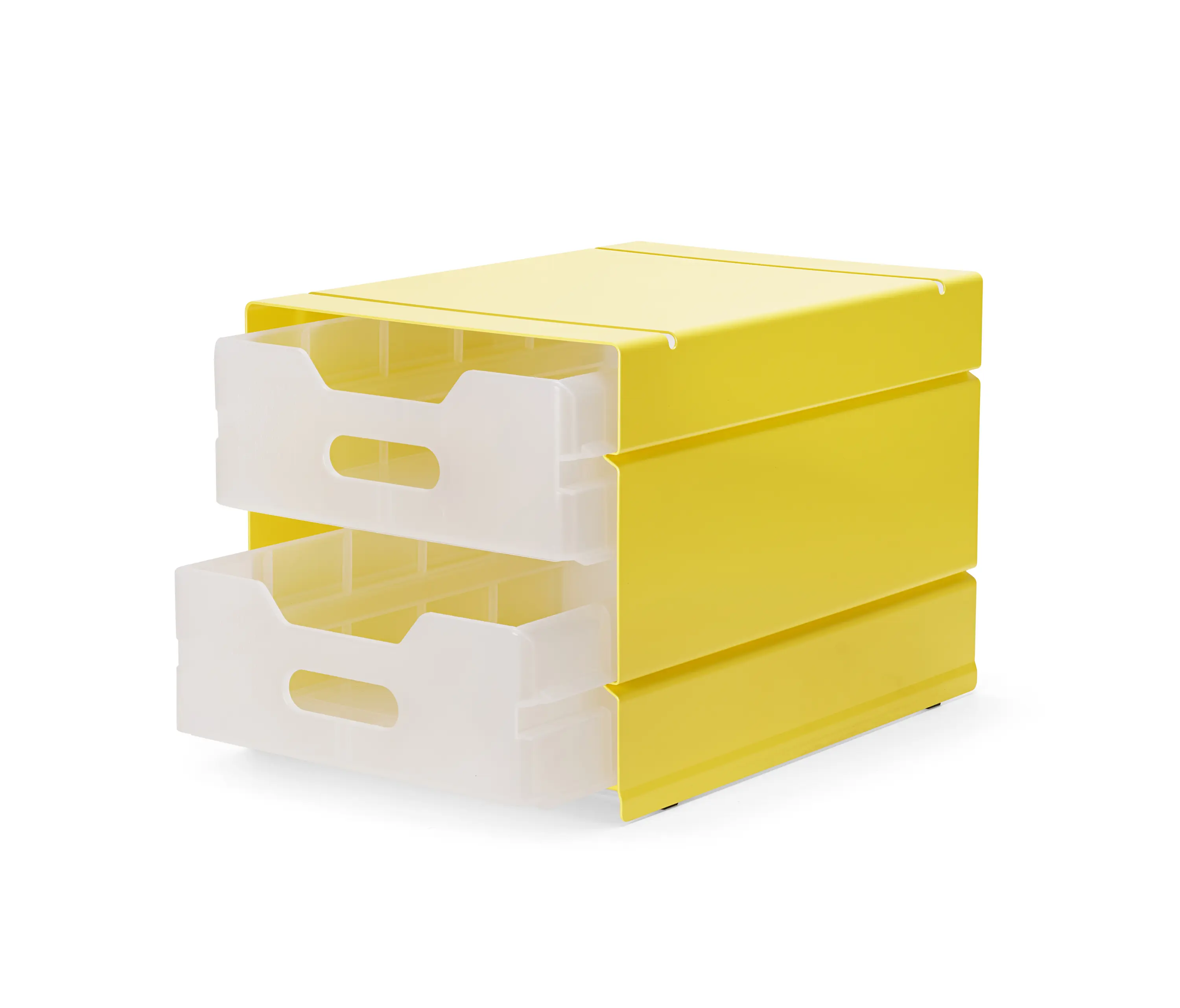 Magazin® - Atlas | Container, 2-fach | Schwefelgelb RAL 1016