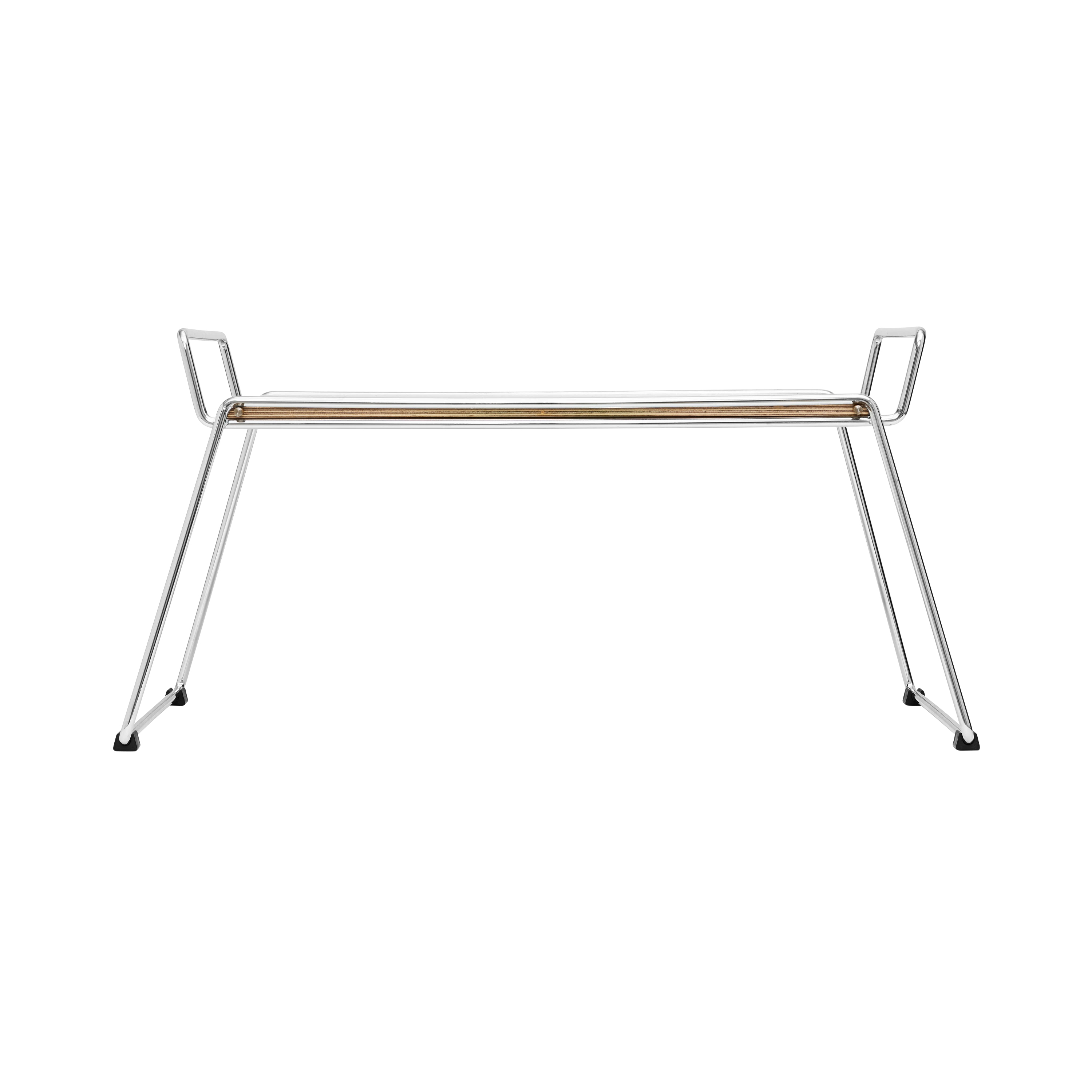 Bloch | Tray and Table, chrome / light grey
