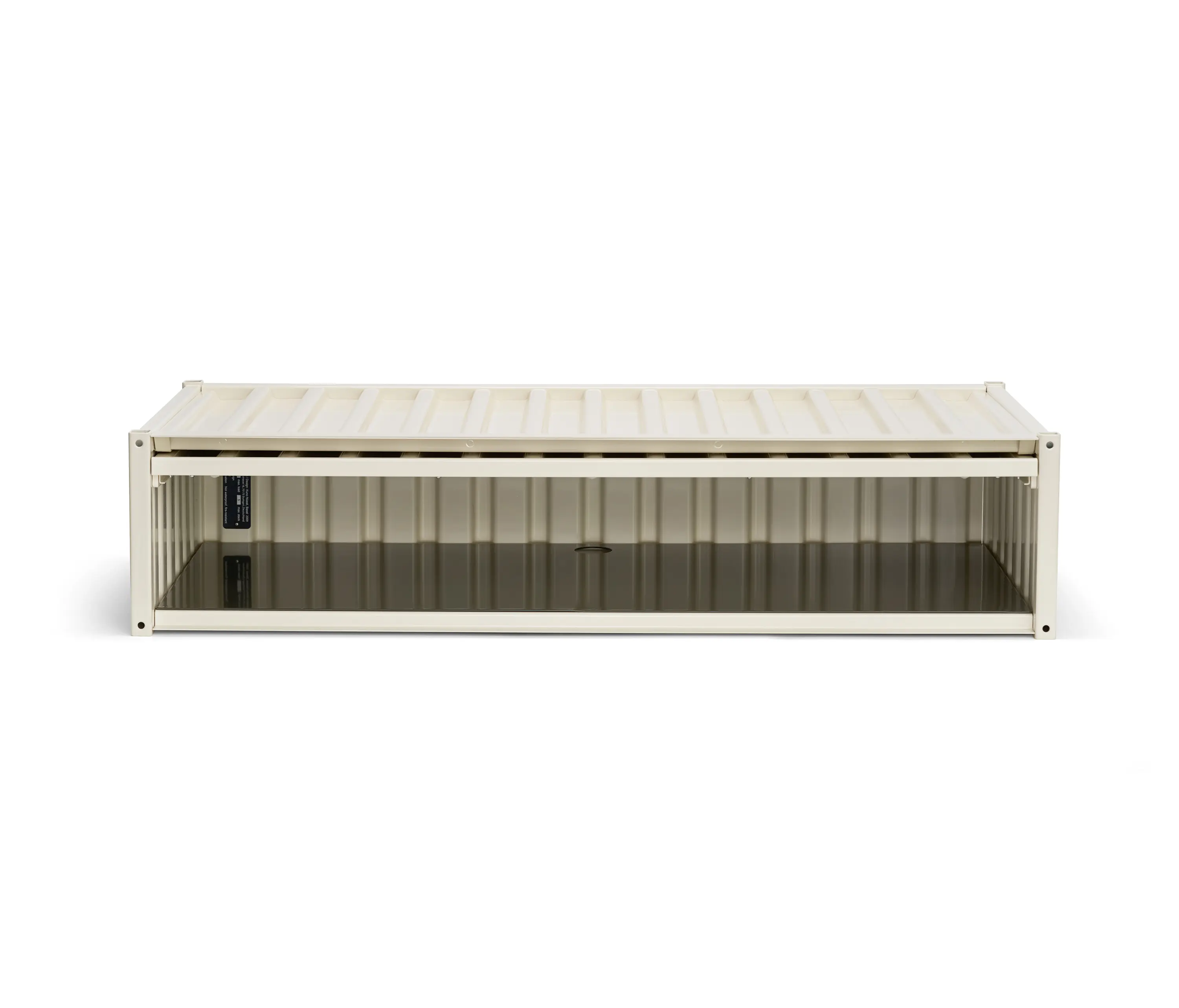 Magazin® - DS | Container flat - pearl white RAL 1013