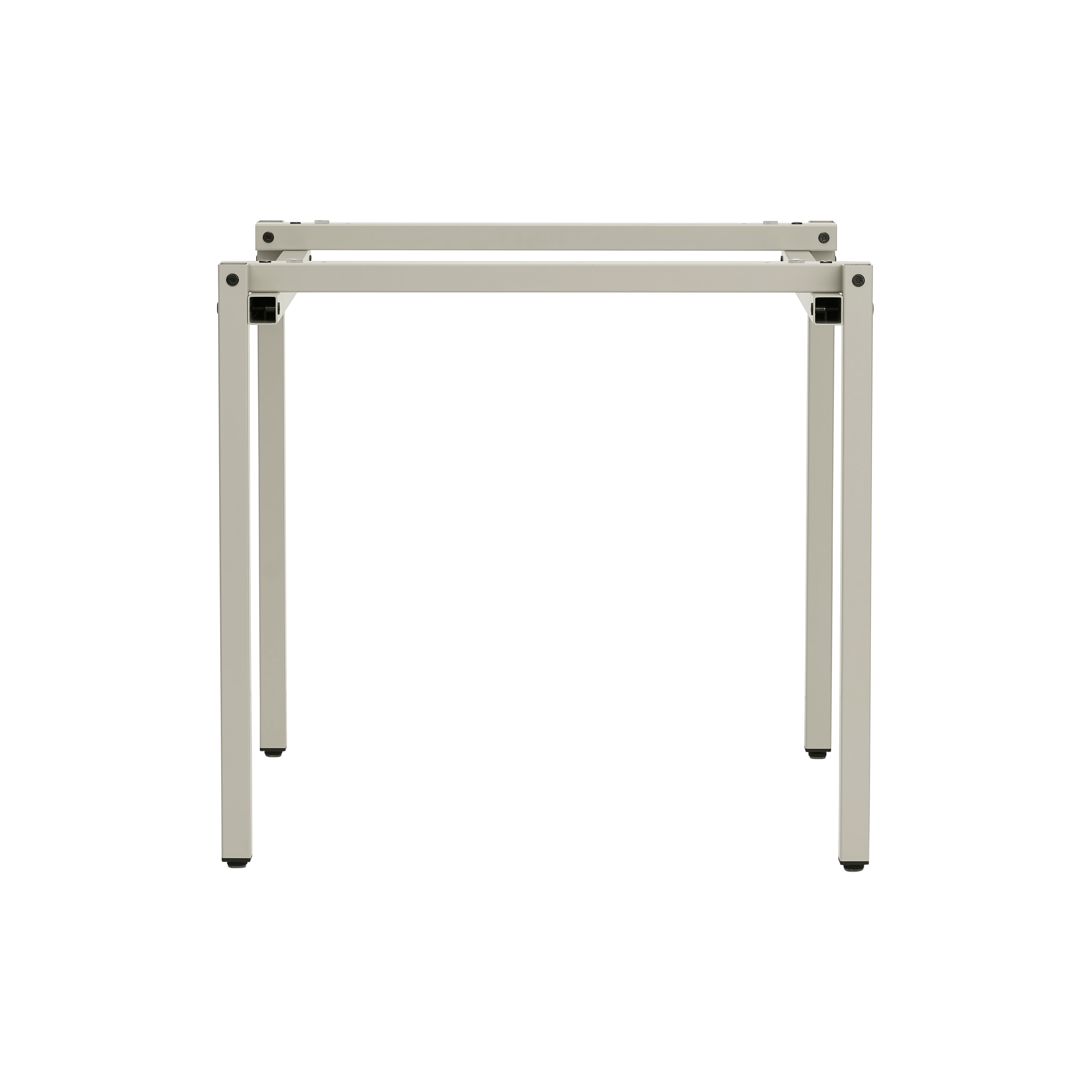 Erik, square | Table Frame, pebble grey RAL 7032