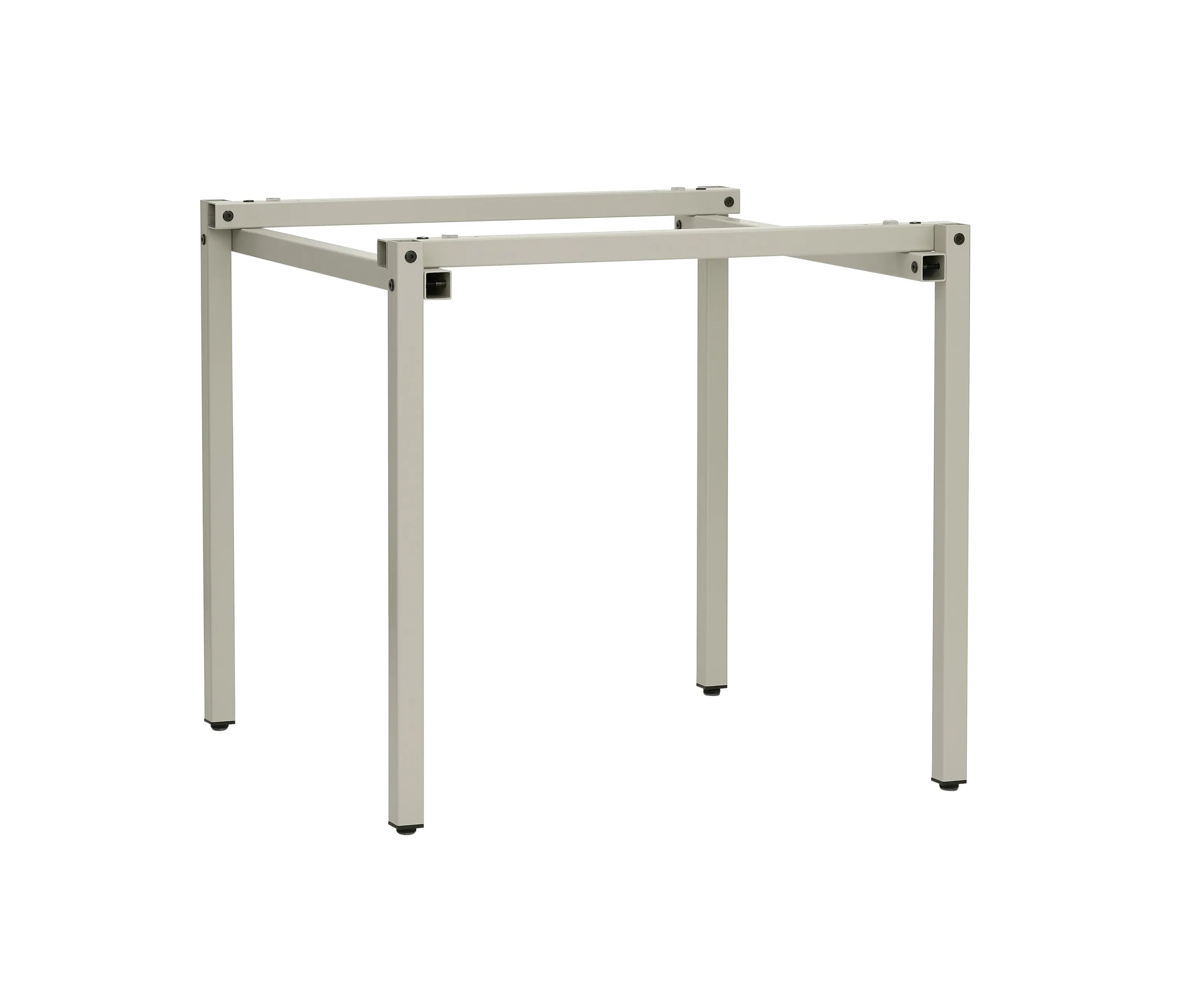 Magazin® - Erik, square | Table Frame, pebble grey RAL 7032
