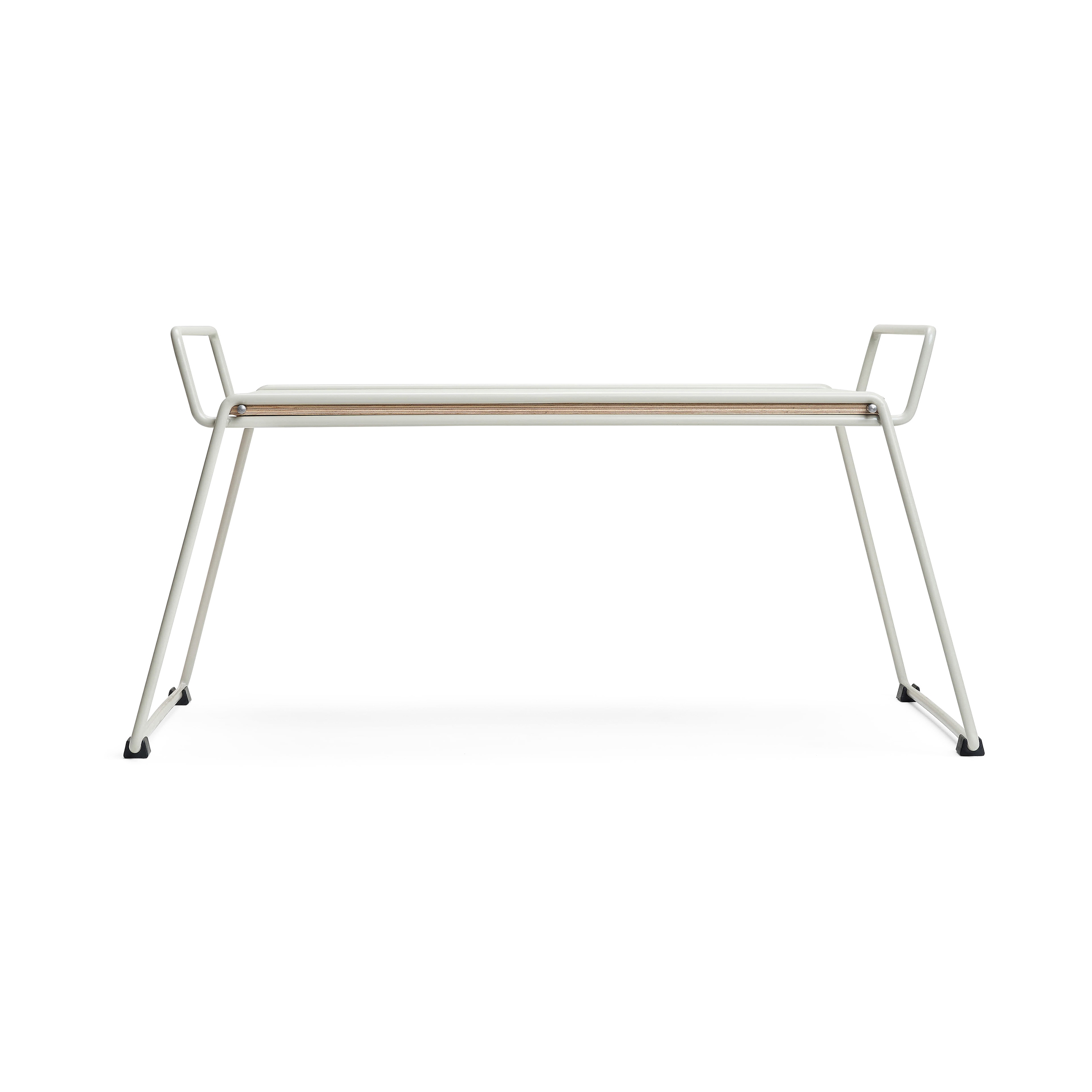 Bloch | Tray and Table, pebble grey RAL 7032 / mint