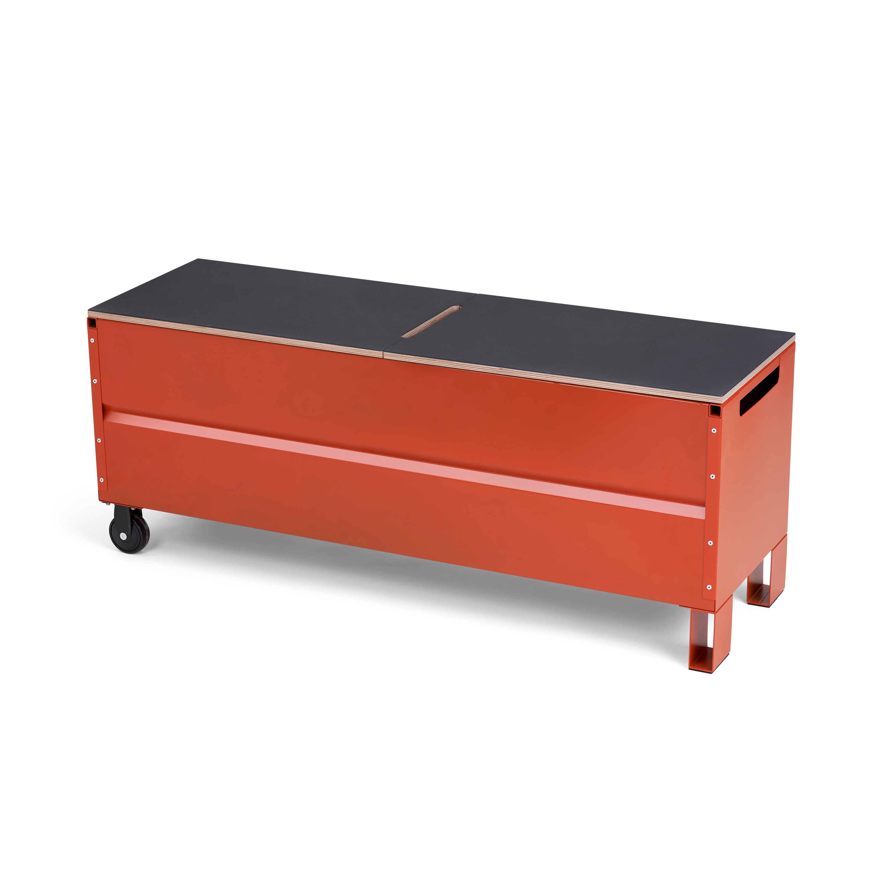 CMB | Chest Bench, red orange RAL 2001