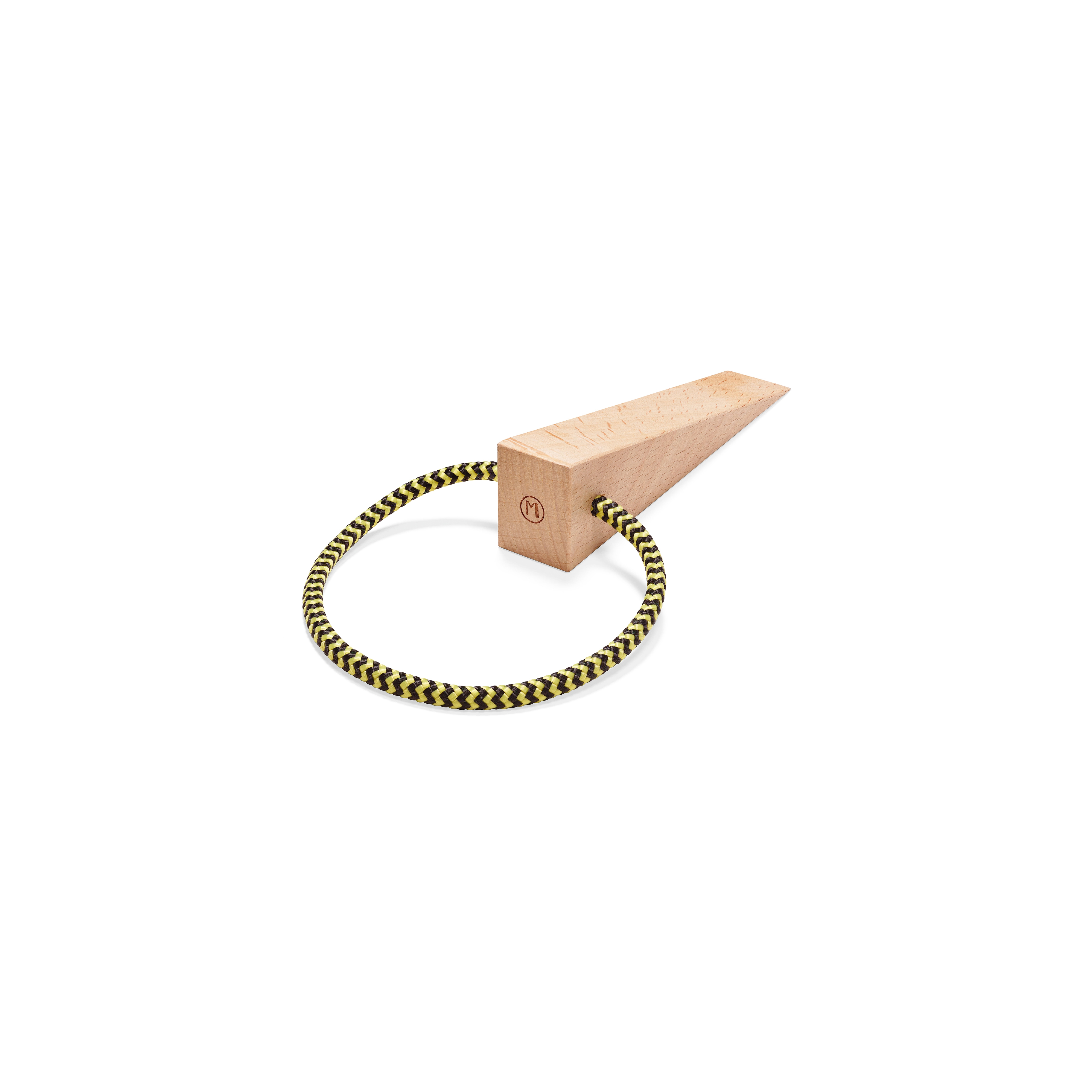 M | Door Stop, Yellow/Black