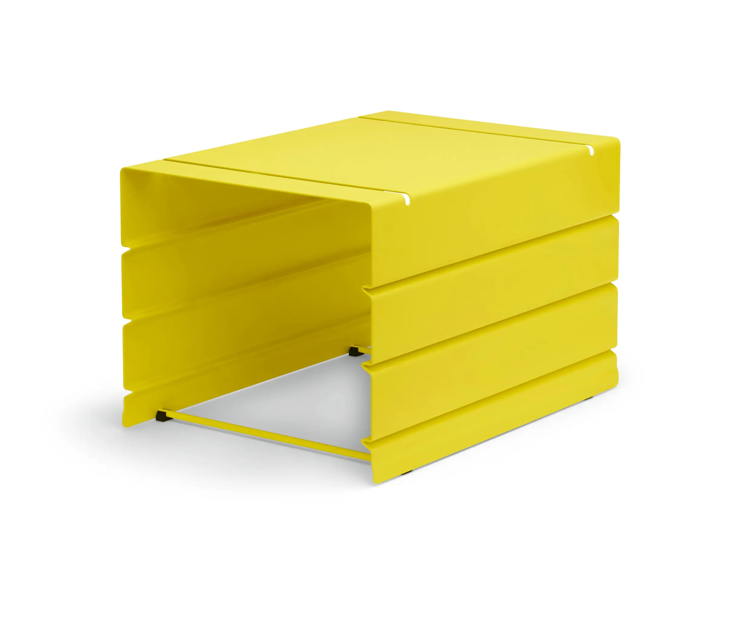 Magazin® - Atlas | Container, half (3 compartments) | sulfur yellow RAL 1016