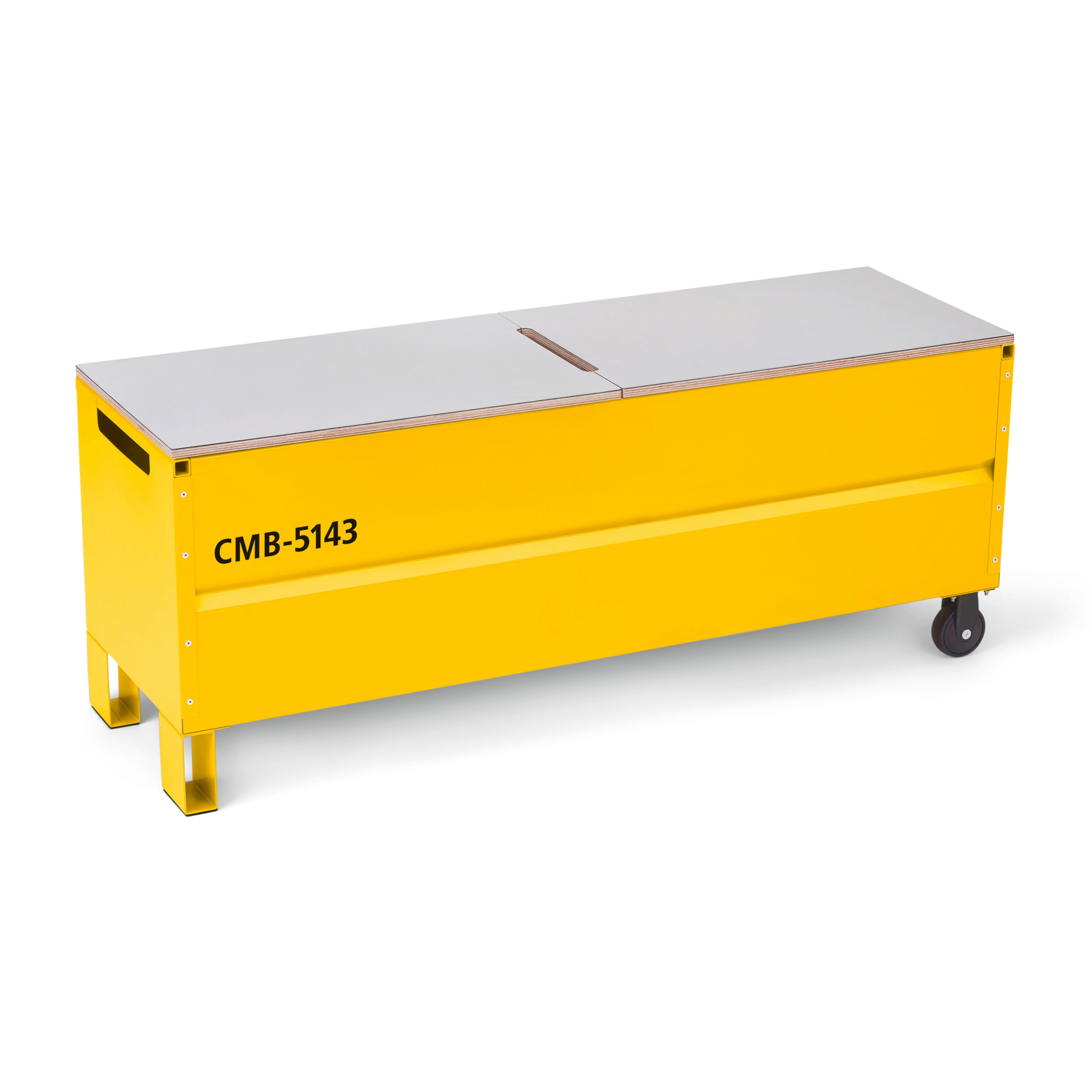 Display product CMB-5143 | Chest Bench, traffic yellow RAL 1023 from manufacturer Magazin®