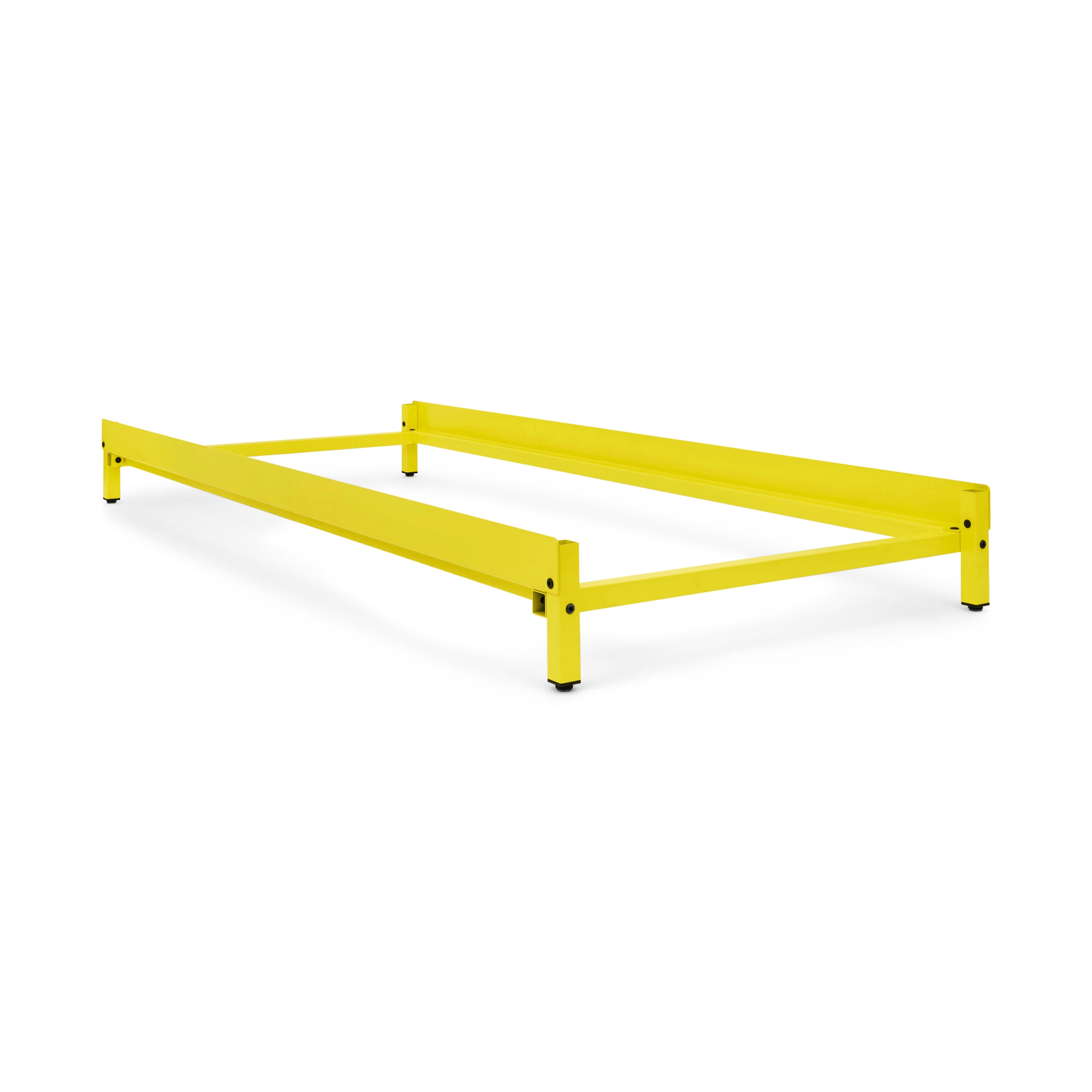 Display product Erik | bed, 90 x 200 cm - stackable, RAL 1016 sulphur yellow from manufacturer Magazin®