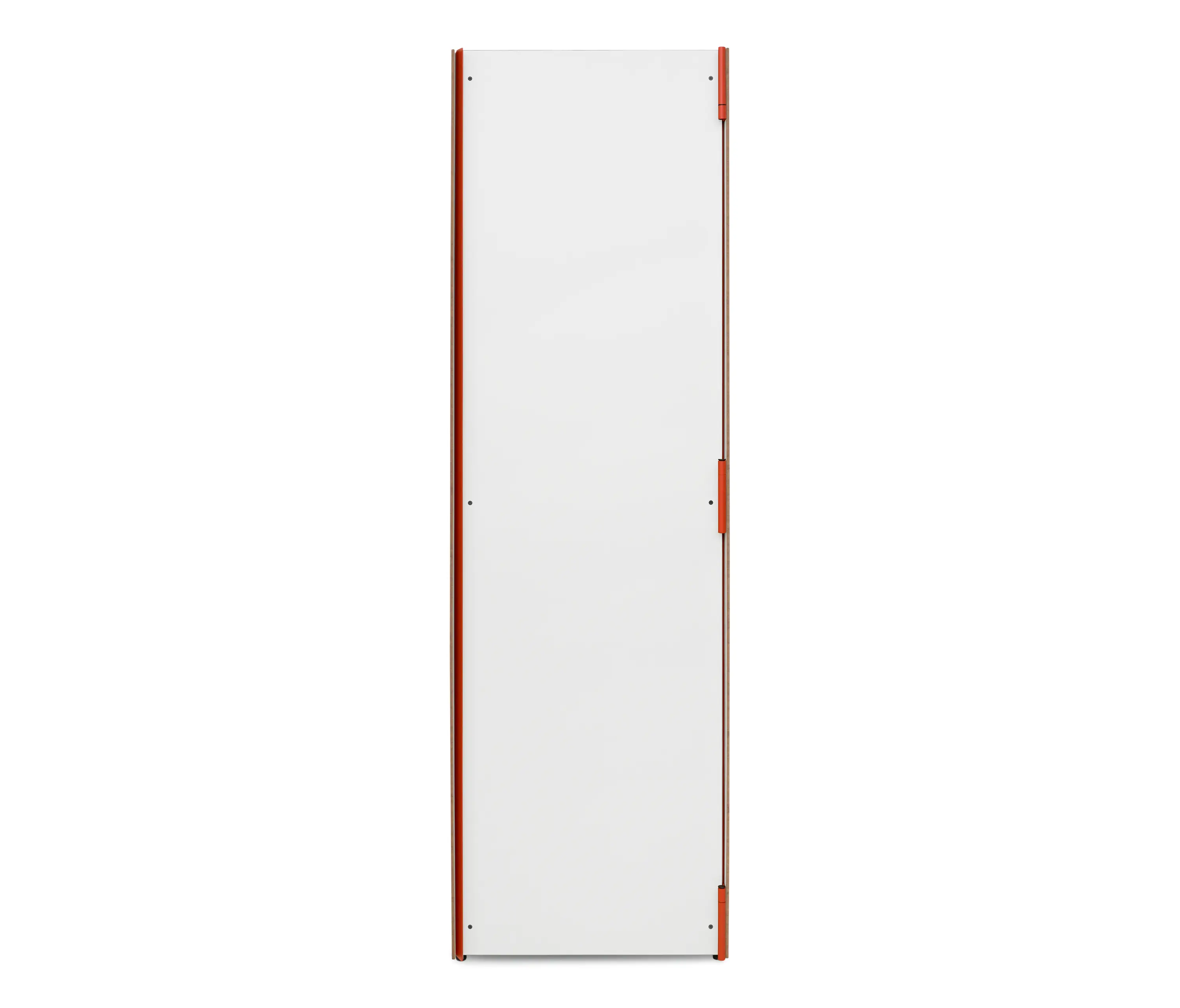 Magazin® - P100 | Schrank, Weiß / RAL 2001 Rotorange