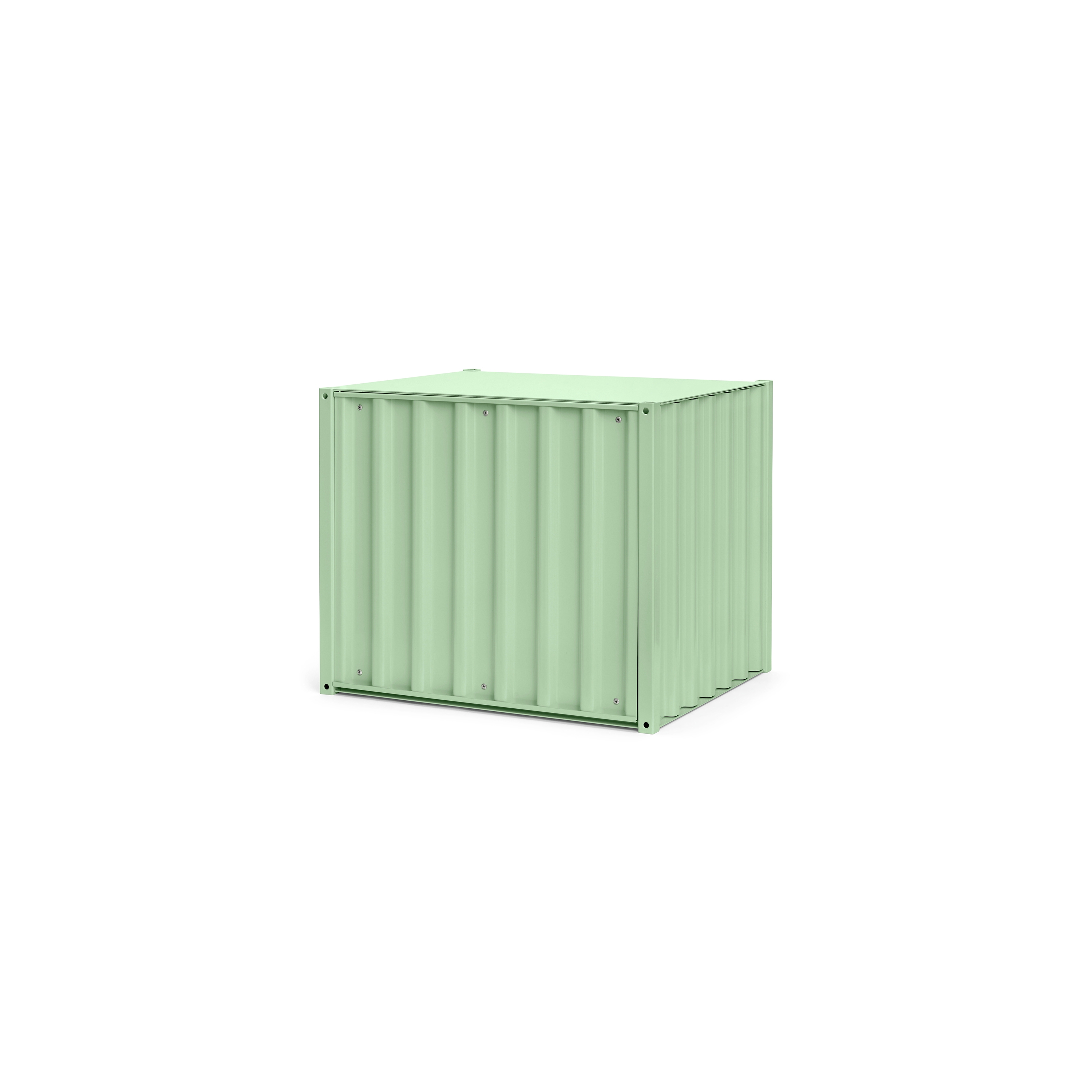 Display product DS | Container small - pastel green RAL 6019 from manufacturer Magazin®