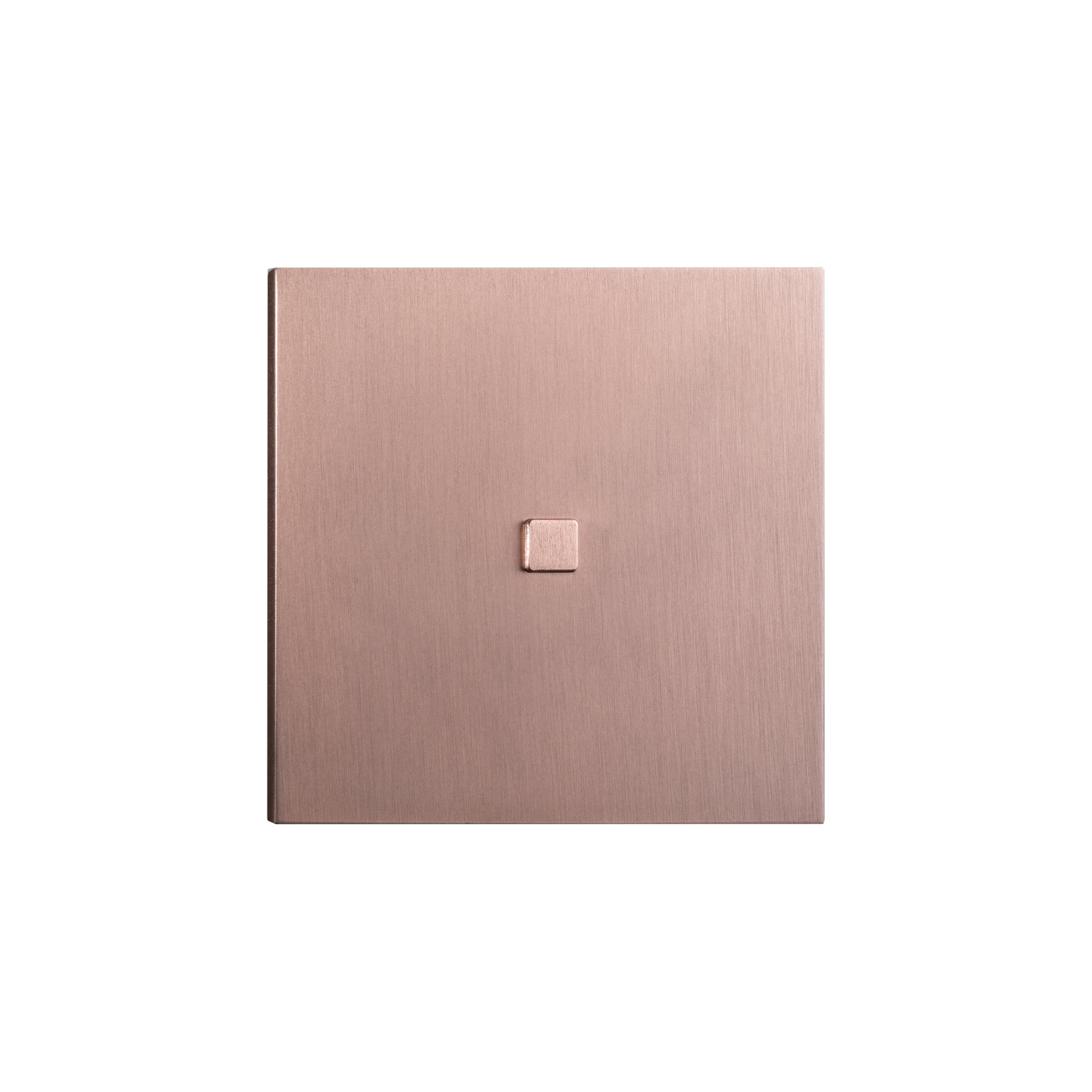 Mostra il prodotto Facet - Brushed copper - Square push button del produttore Atelier Luxus