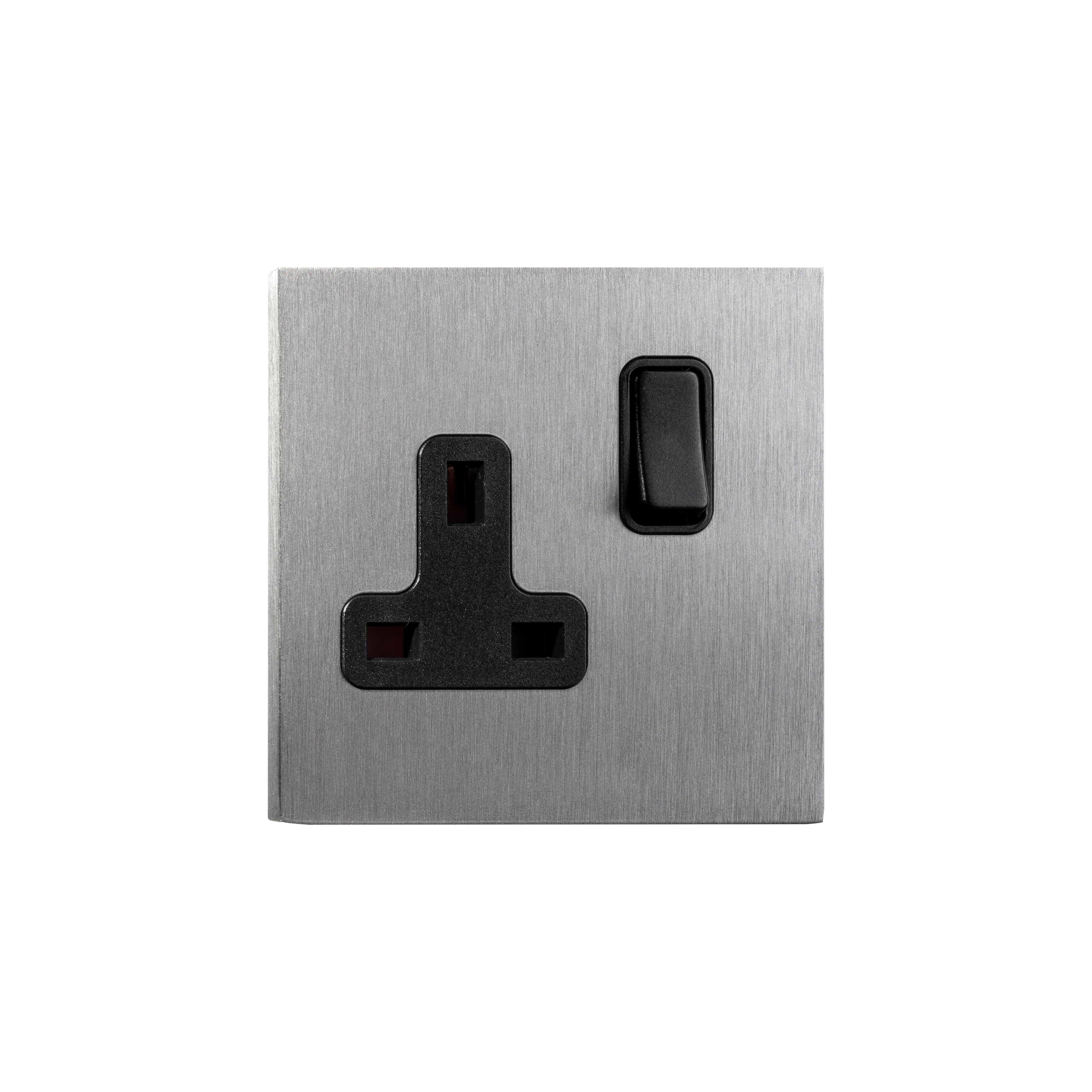 Display product Facet - Brushed nickel - UK socket from manufacturer Atelier Luxus
