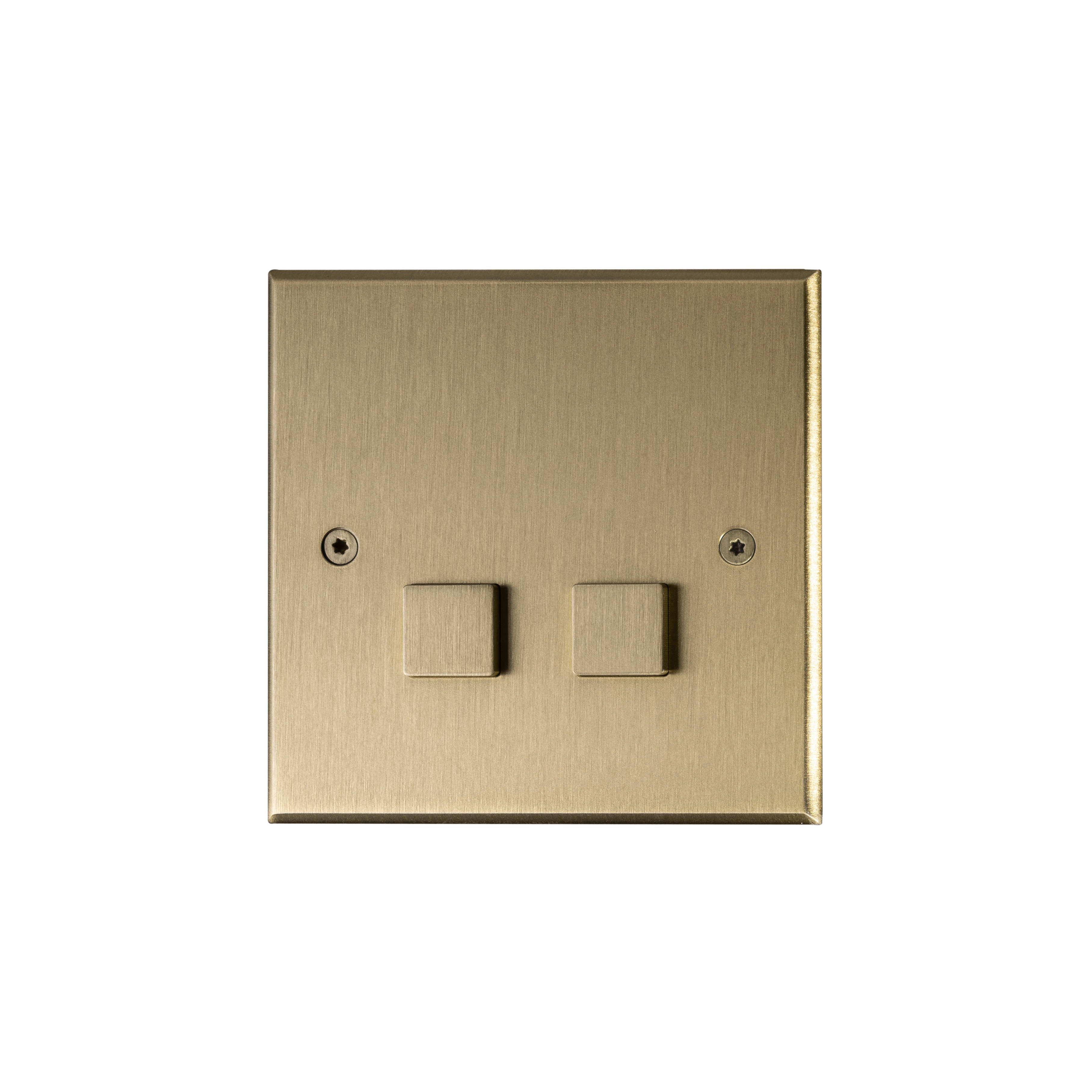 Mostra il prodotto Hope - Brushed brass - Large square button del produttore Atelier Luxus