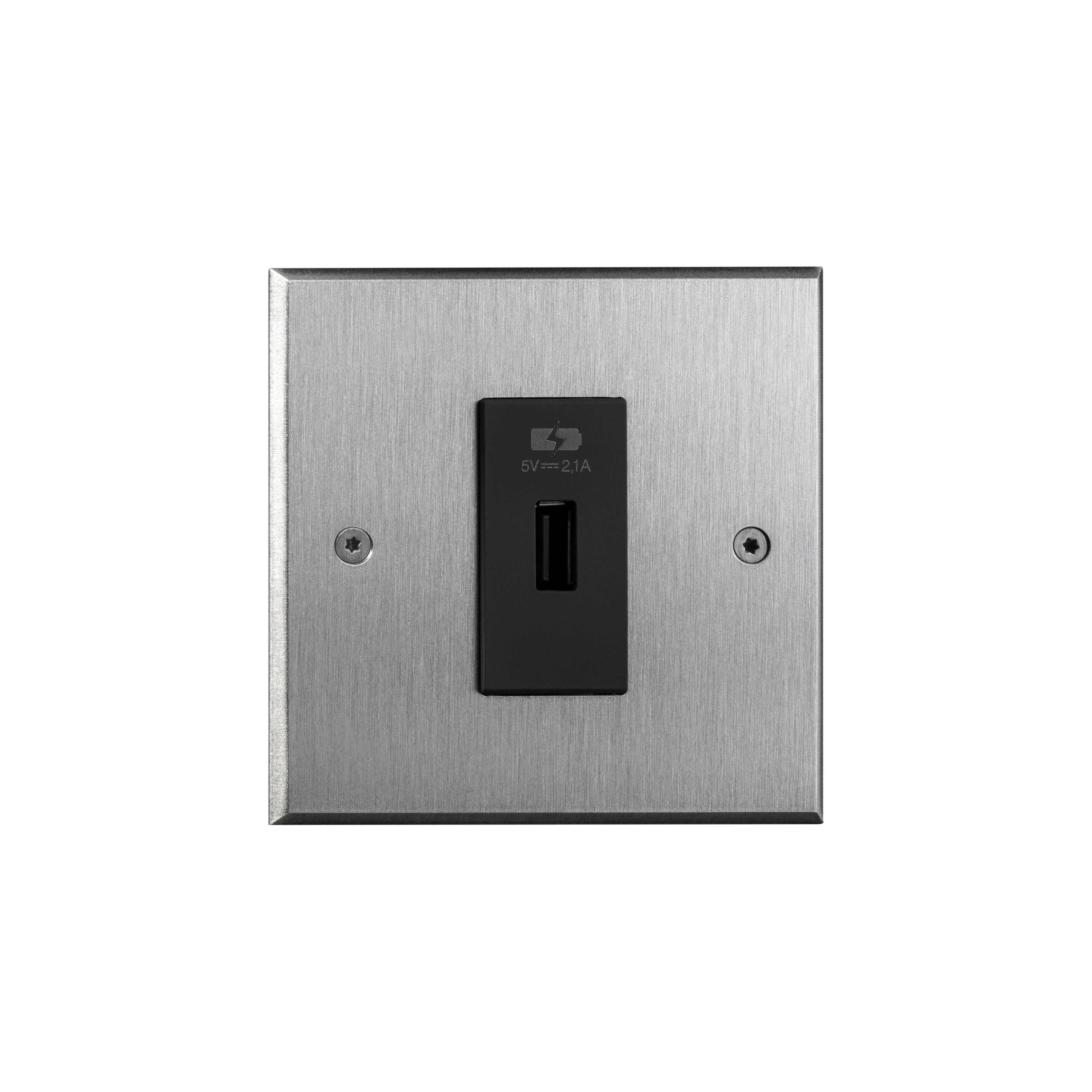 Display product Hope - Brushed nickel - USB charger from manufacturer Atelier Luxus