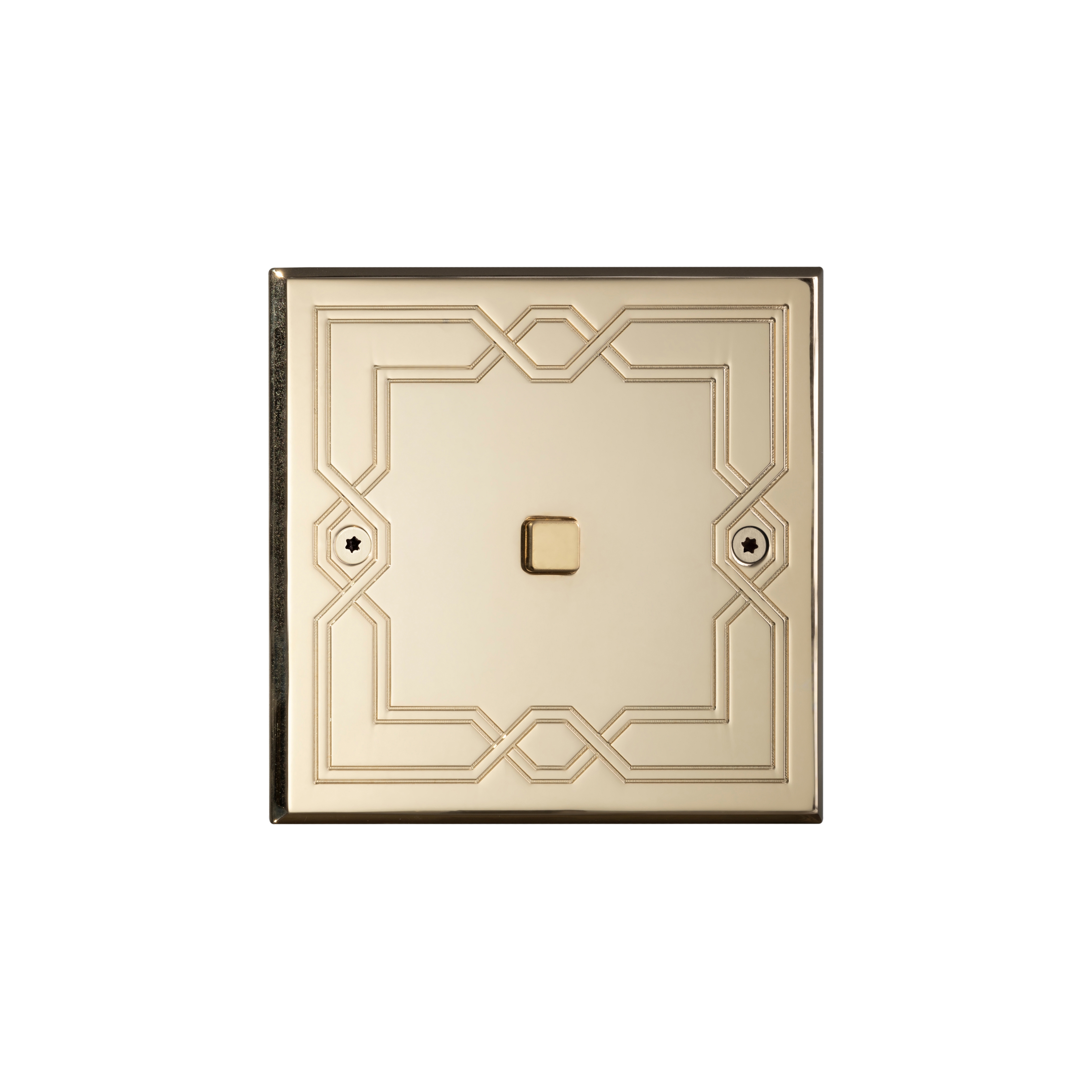 Mostra il prodotto Hope - Mirror brass - Square button del produttore Atelier Luxus