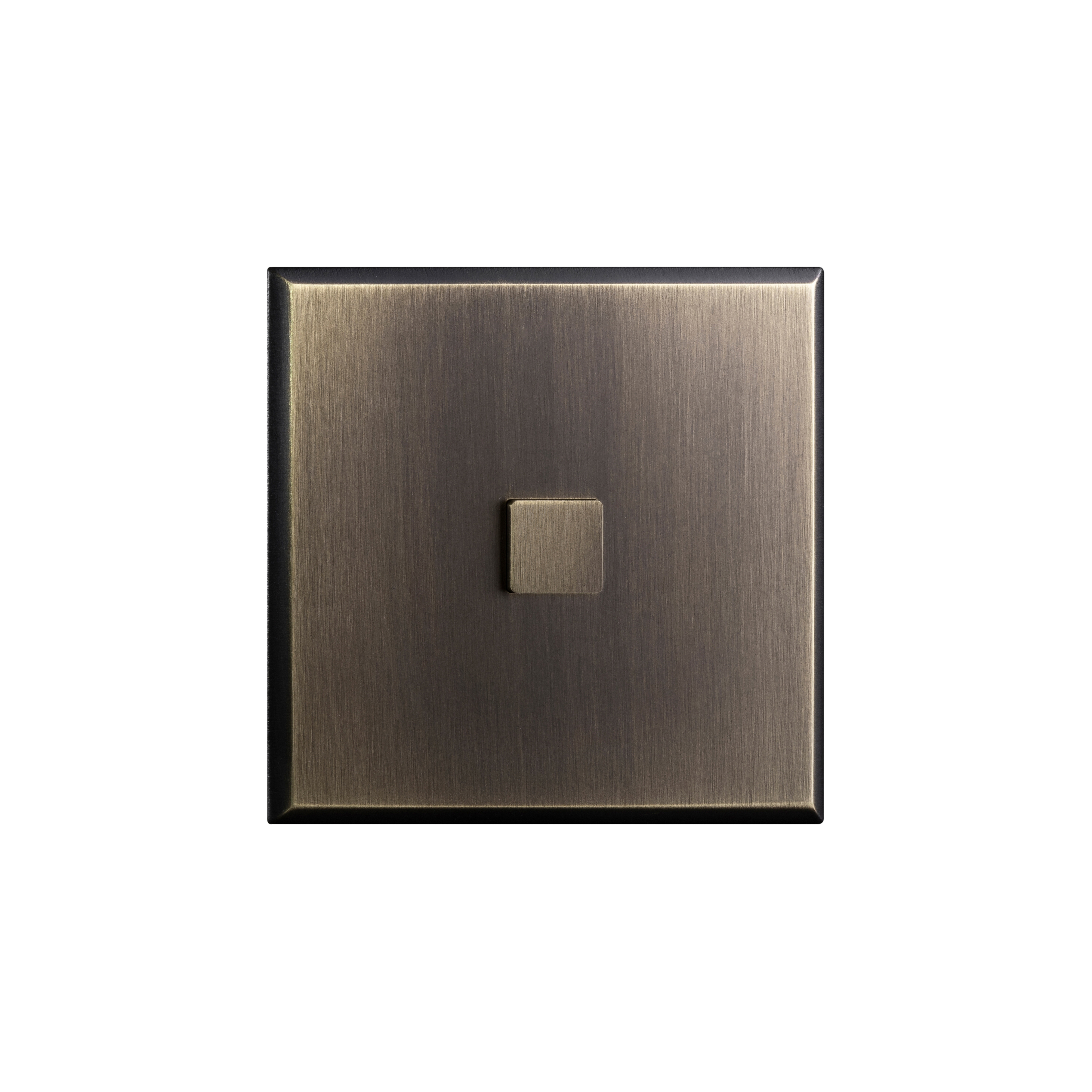 Mostra il prodotto Regent - Old gold - Large square push button del produttore Atelier Luxus