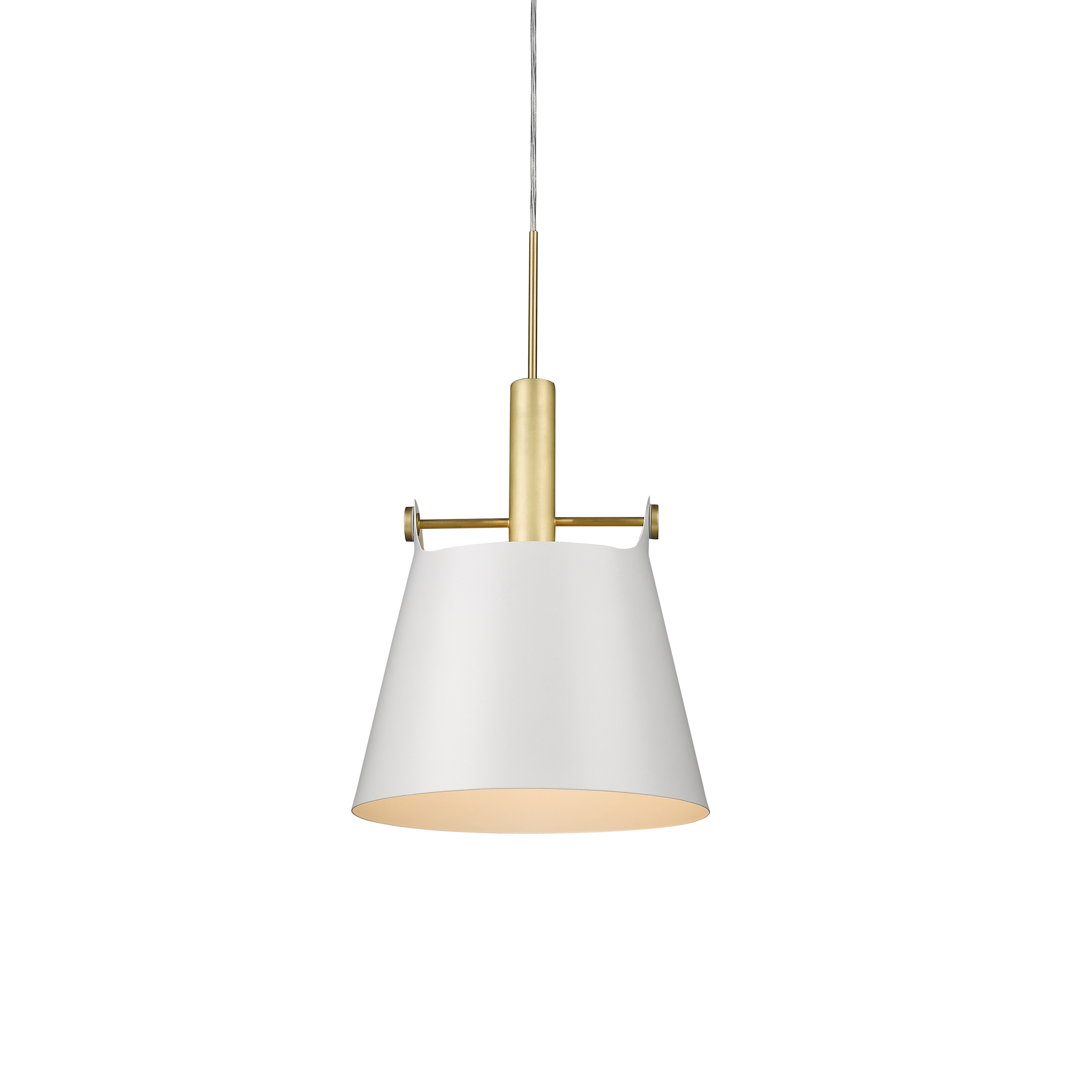 NORD SUD Suspension brass white