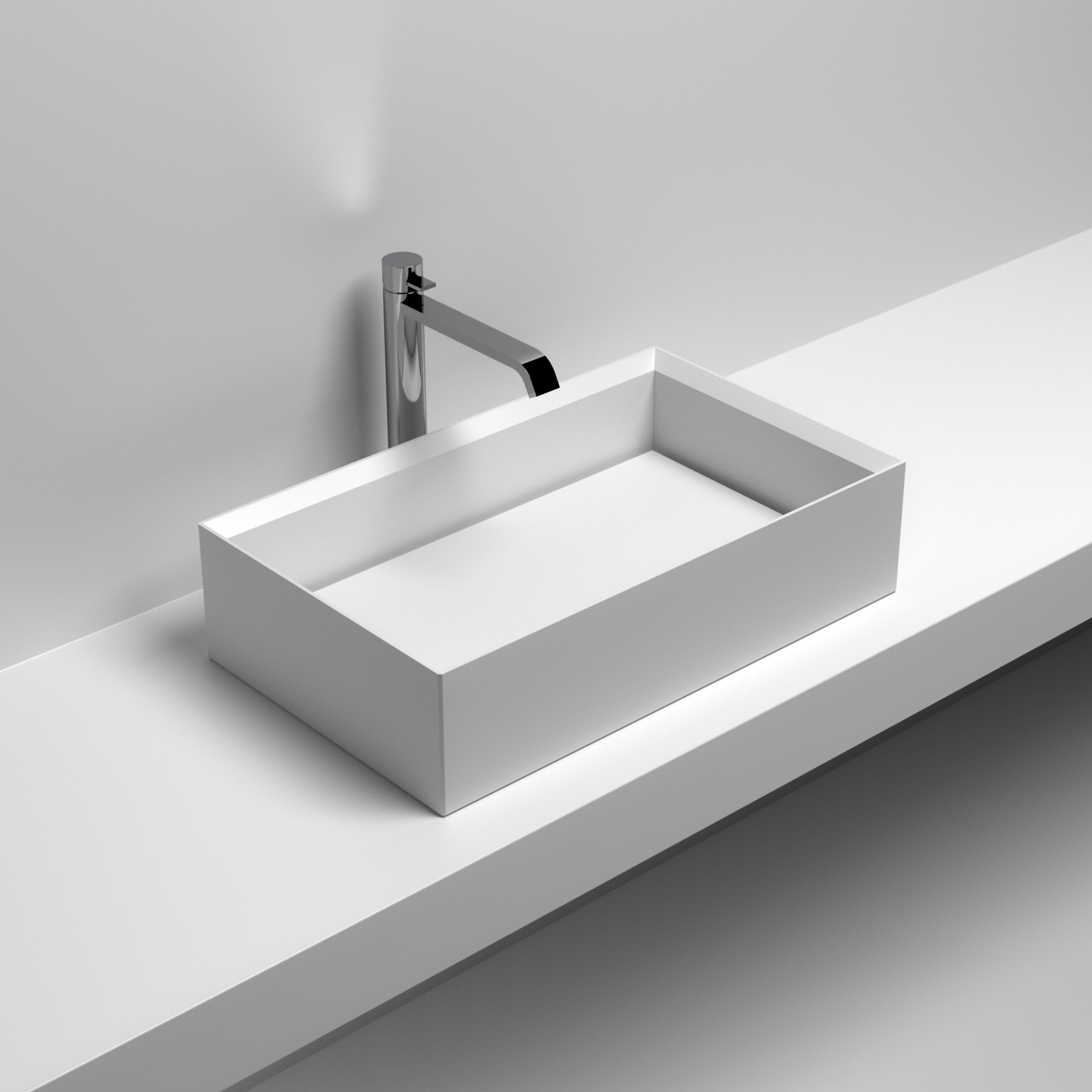 Mostrar el producto Rettangolo Leaning ASTONE del fabricante Berloni Bagno