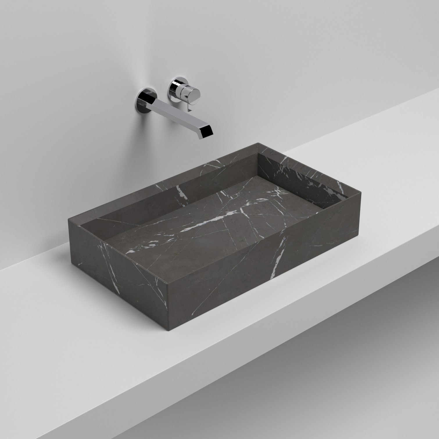 Mostrar el producto Rettangolo Leaning ASTONE del fabricante Berloni Bagno