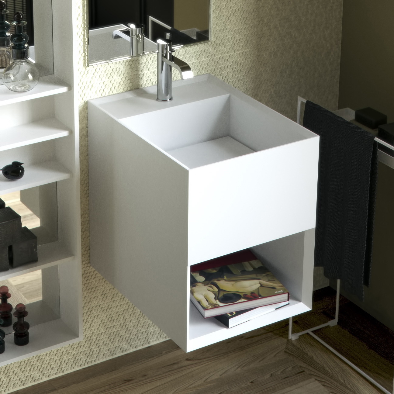 Mostrar el producto Rettangolo Hanging ASTONE del fabricante Berloni Bagno