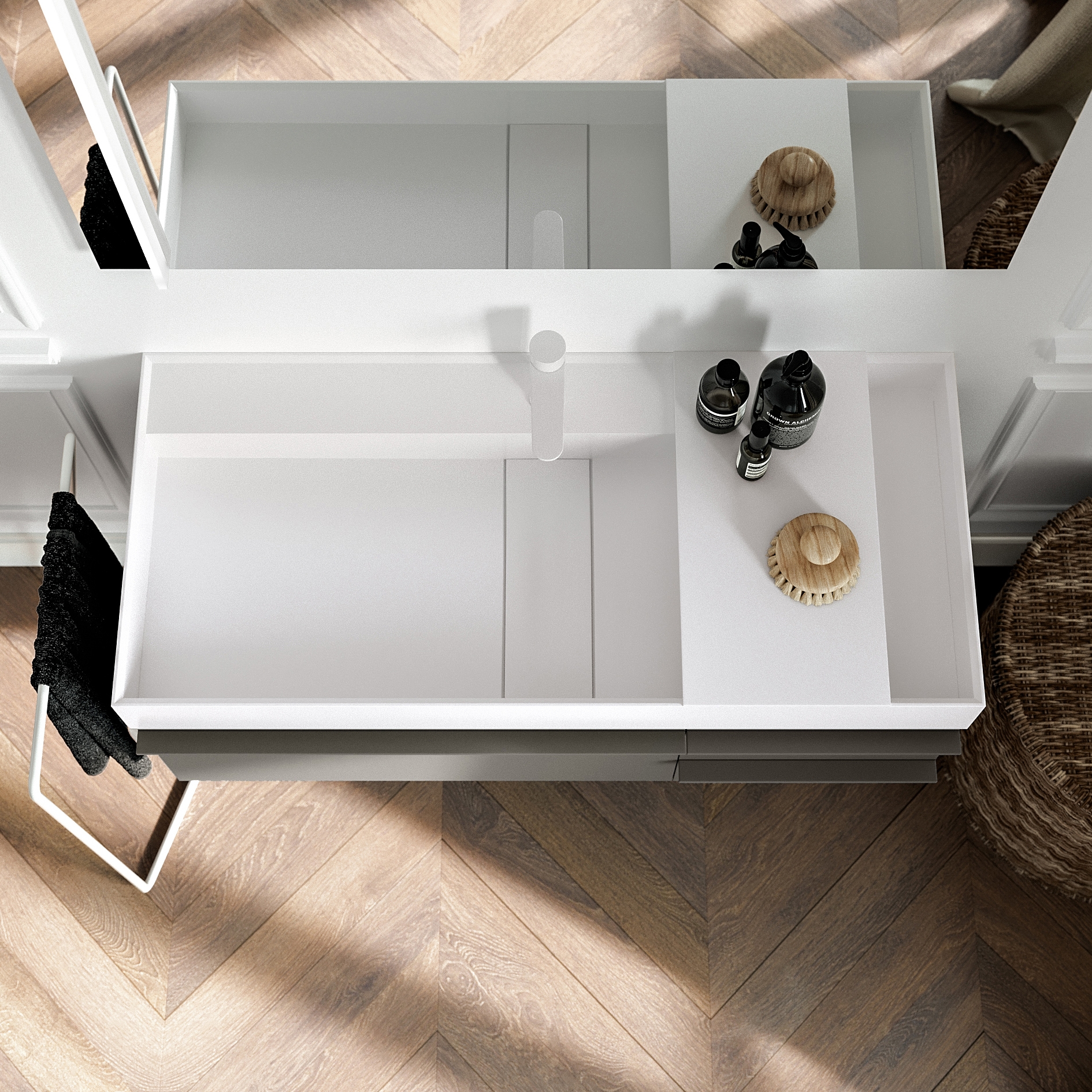 Produkt Washbasins in Astone Place des Herstellers Berloni Bagno anzeigen