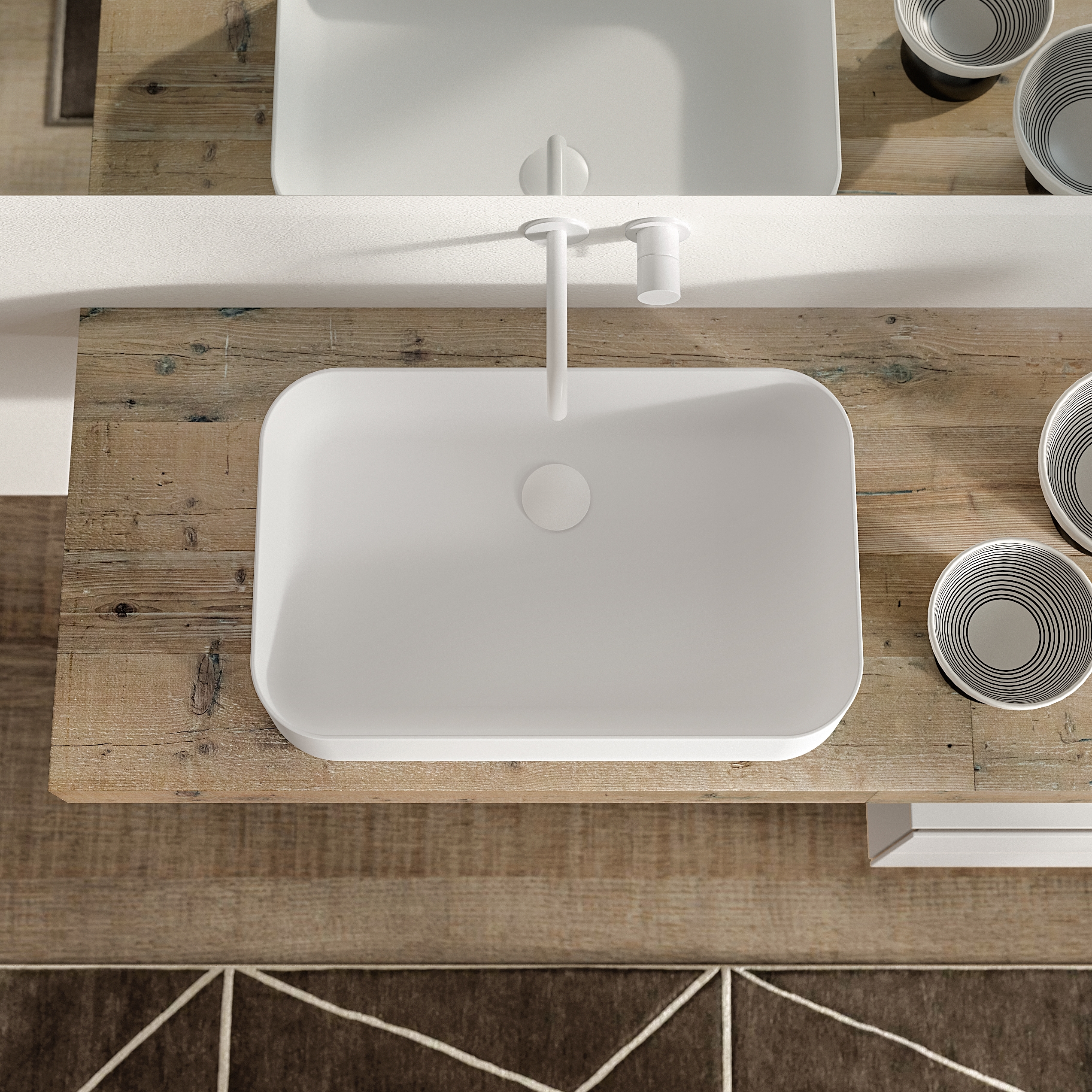 Display product Ceramic Washbasins Thin from manufacturer Berloni Bagno
