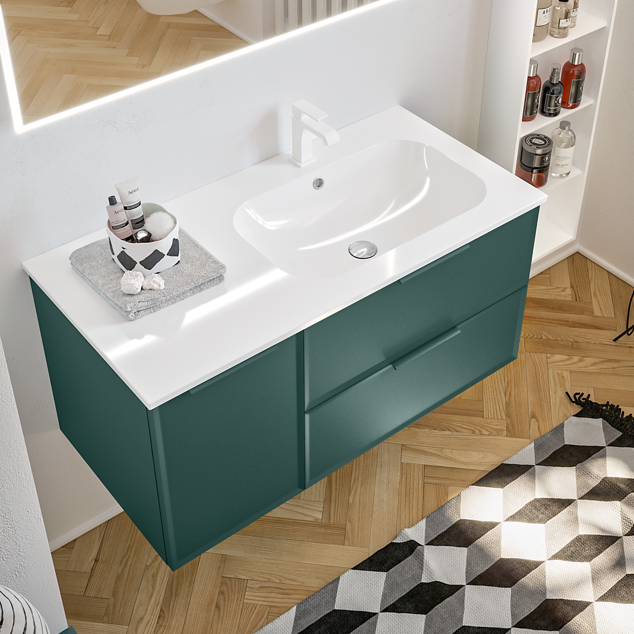 Mostrar el producto Ceramic washbasin Duna del fabricante Berloni Bagno