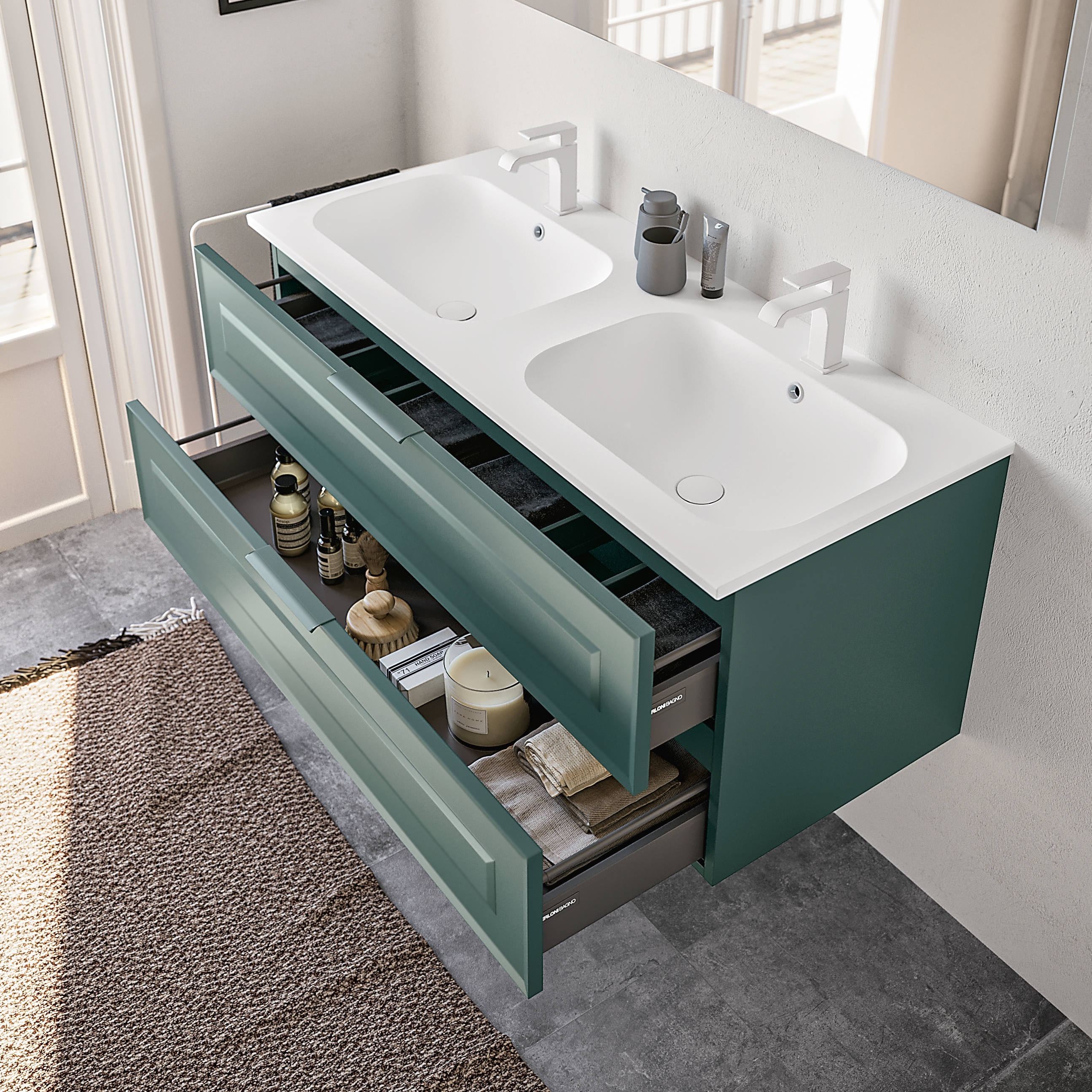 Mostrar el producto Ceramic washbasin Duna del fabricante Berloni Bagno