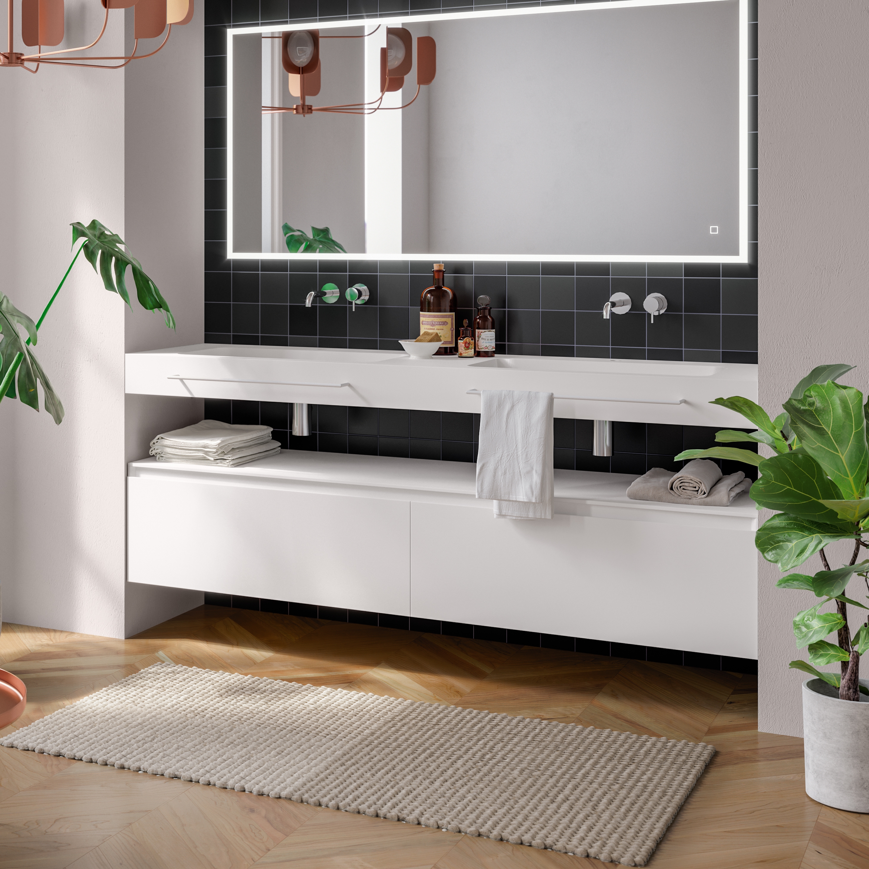 Mostra il prodotto Piani | 25 Collezione di arredi del produttore Berloni Bagno